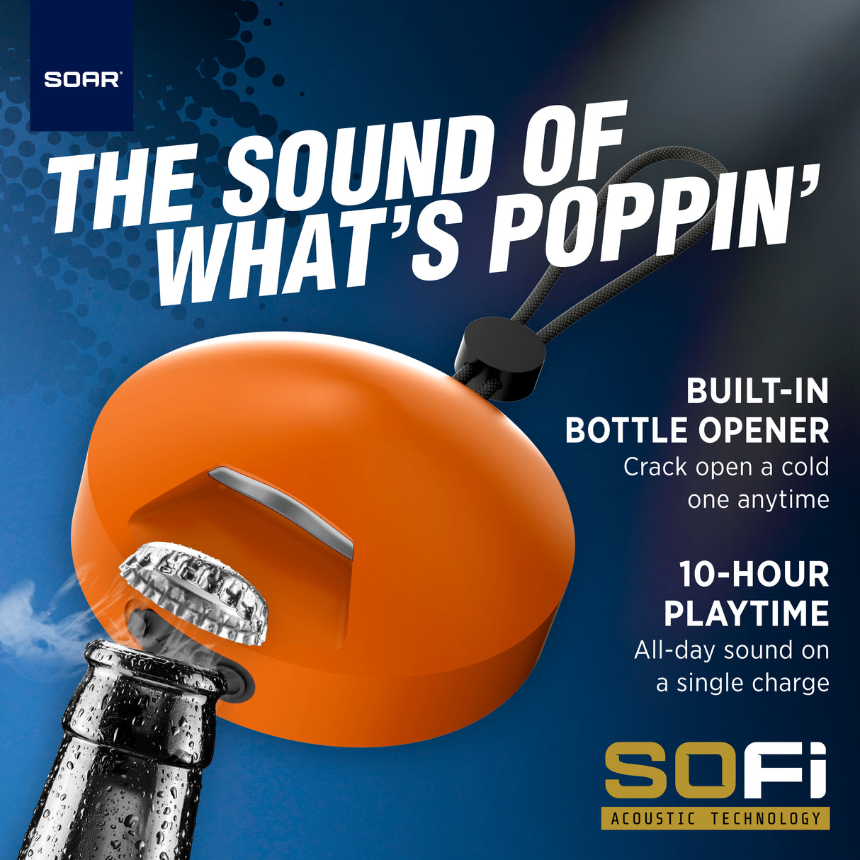 SOAR NBA Bottle Opener Bluetooth Speaker