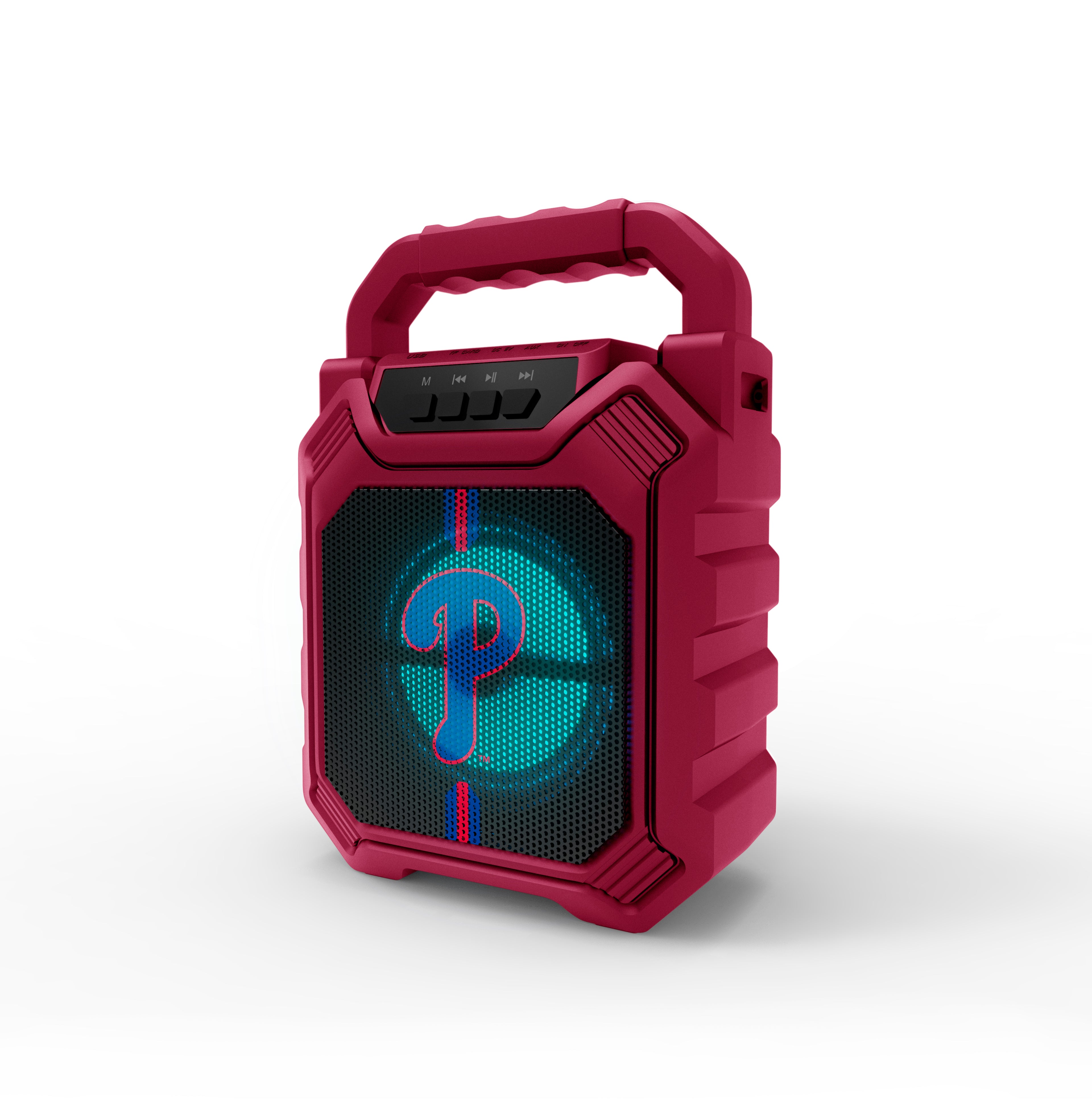 MLB Syncable Bluetooth Wireless Speaker with LED Lights
& FM Radio