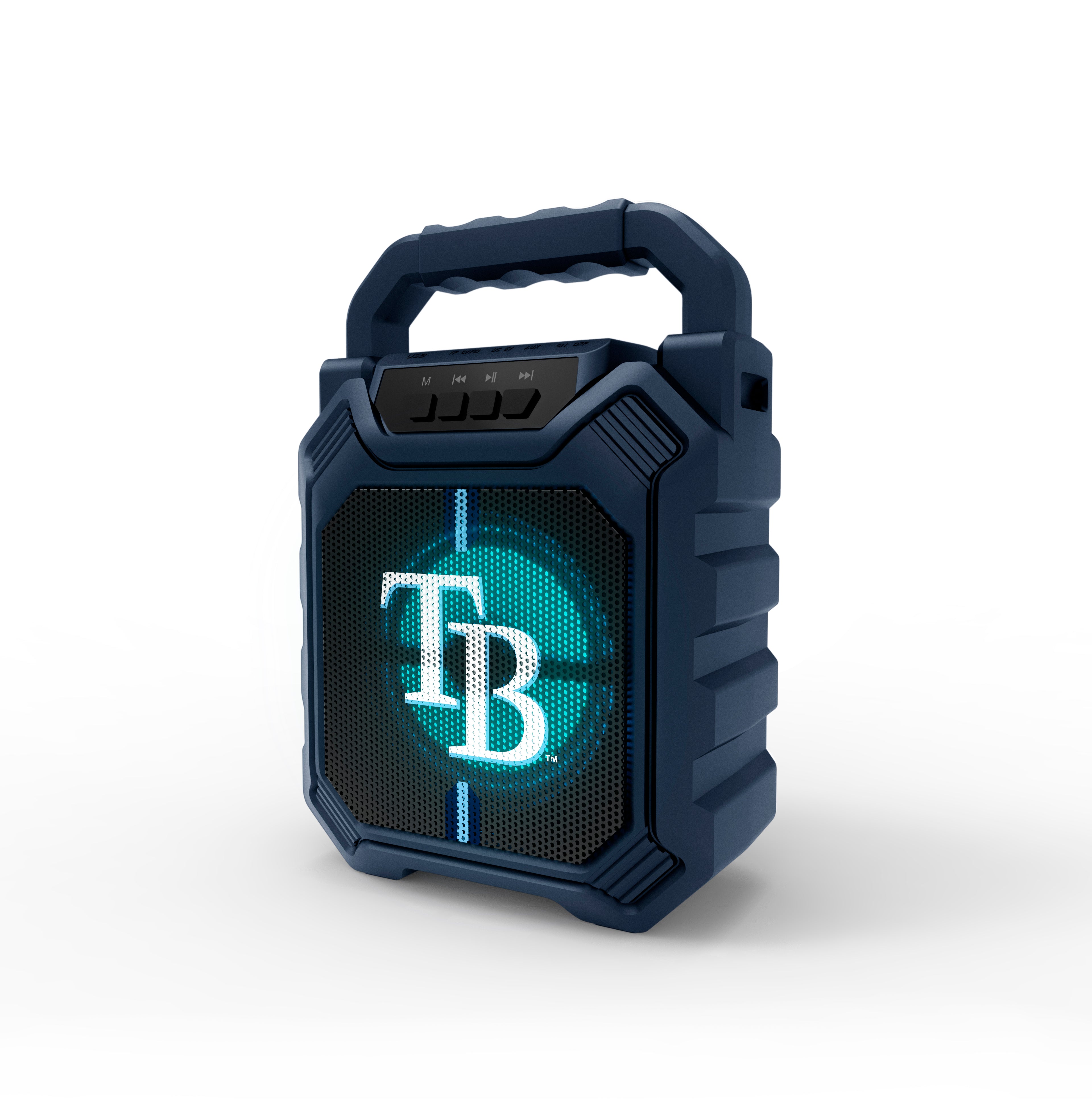 MLB Syncable Bluetooth Wireless Speaker with LED Lights
& FM Radio