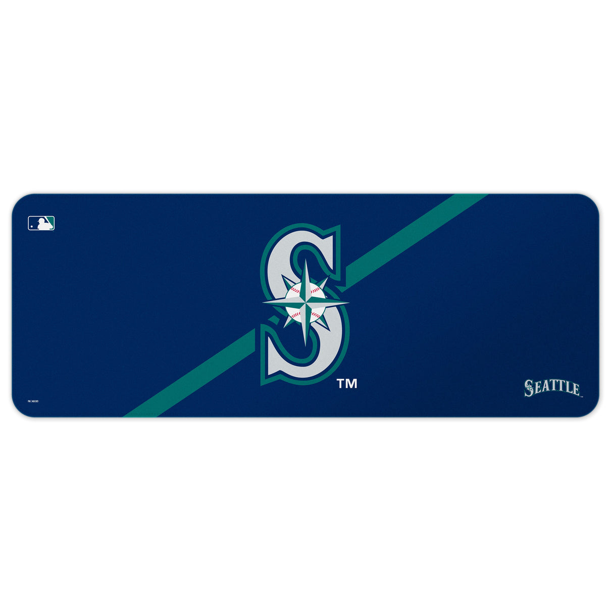 Seattle Mariners MLB Team Stripe Desk Mat