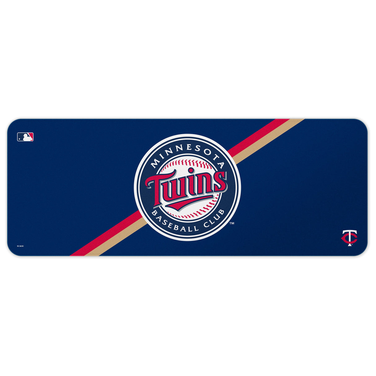 Minnesota Twins MLB Team Stripe Desk Mat