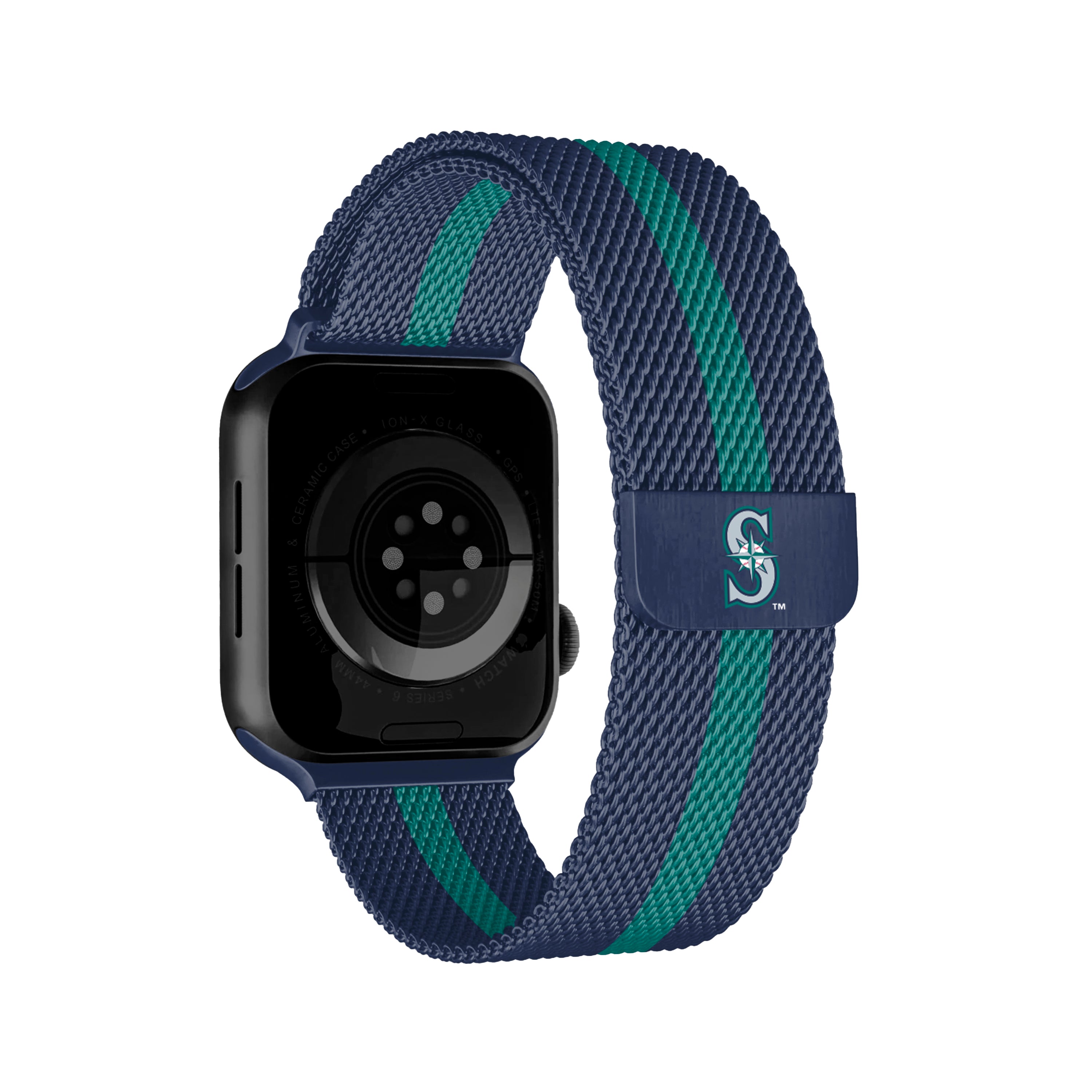 MLB Striped Metallic Watch Band (42mm)