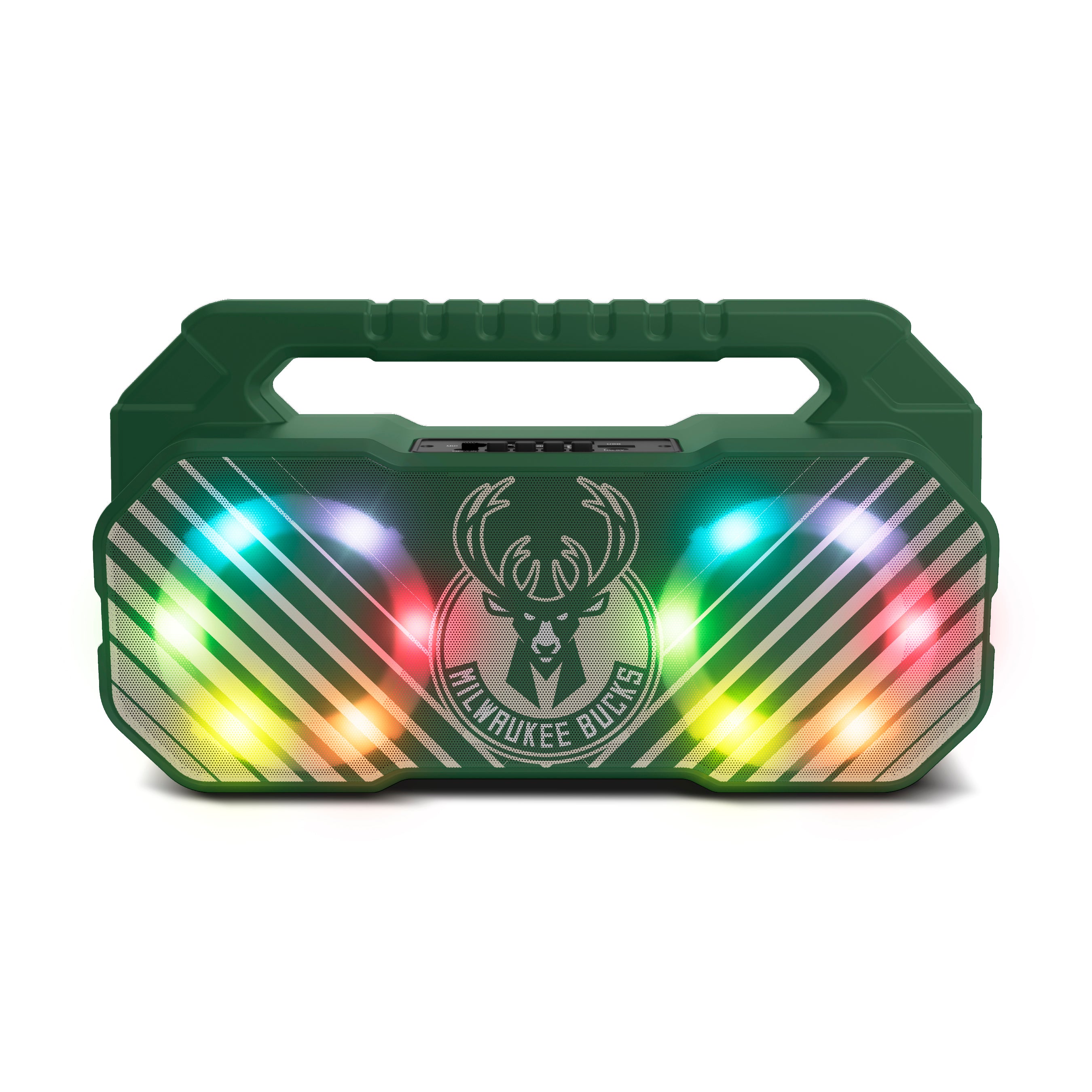 Milwaukee Bucks NBA Shockbox Bluetooth BOOMBOX Speaker with FM Radio