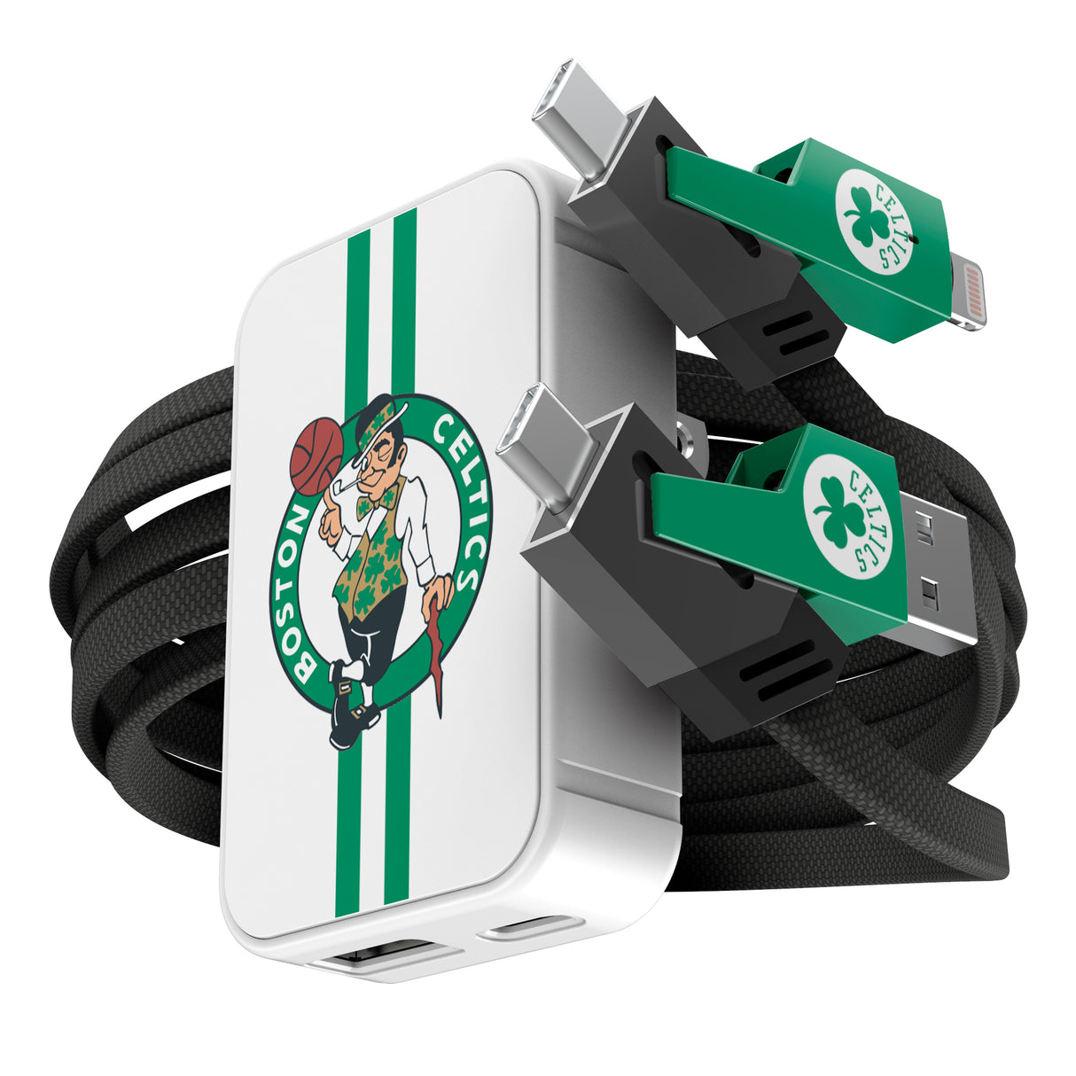 SOAR NBA Slim Wall Charger and 4 in 1 Multi Charging Cable