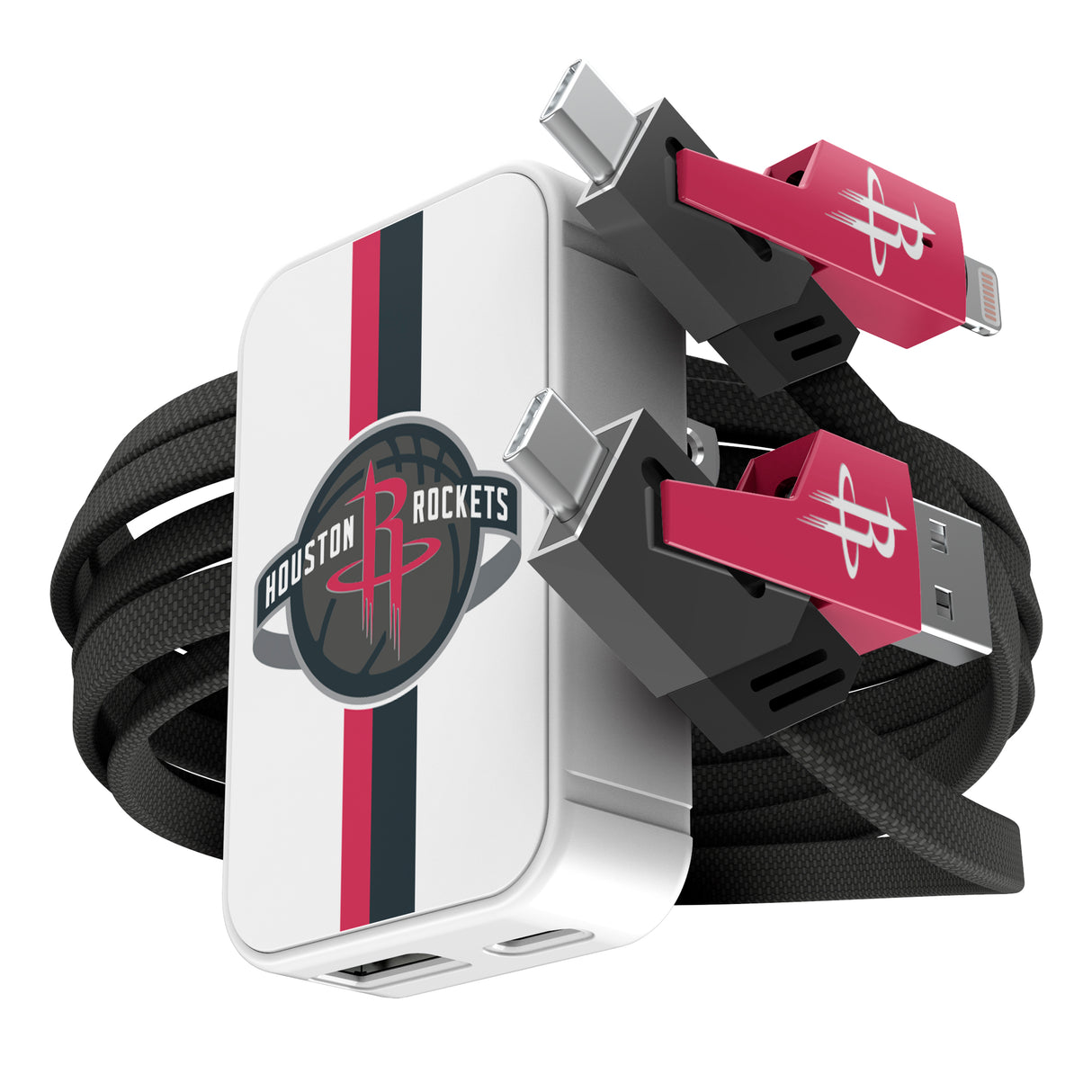 SOAR NBA Slim Wall Charger and 4 in 1 Multi Charging Cable