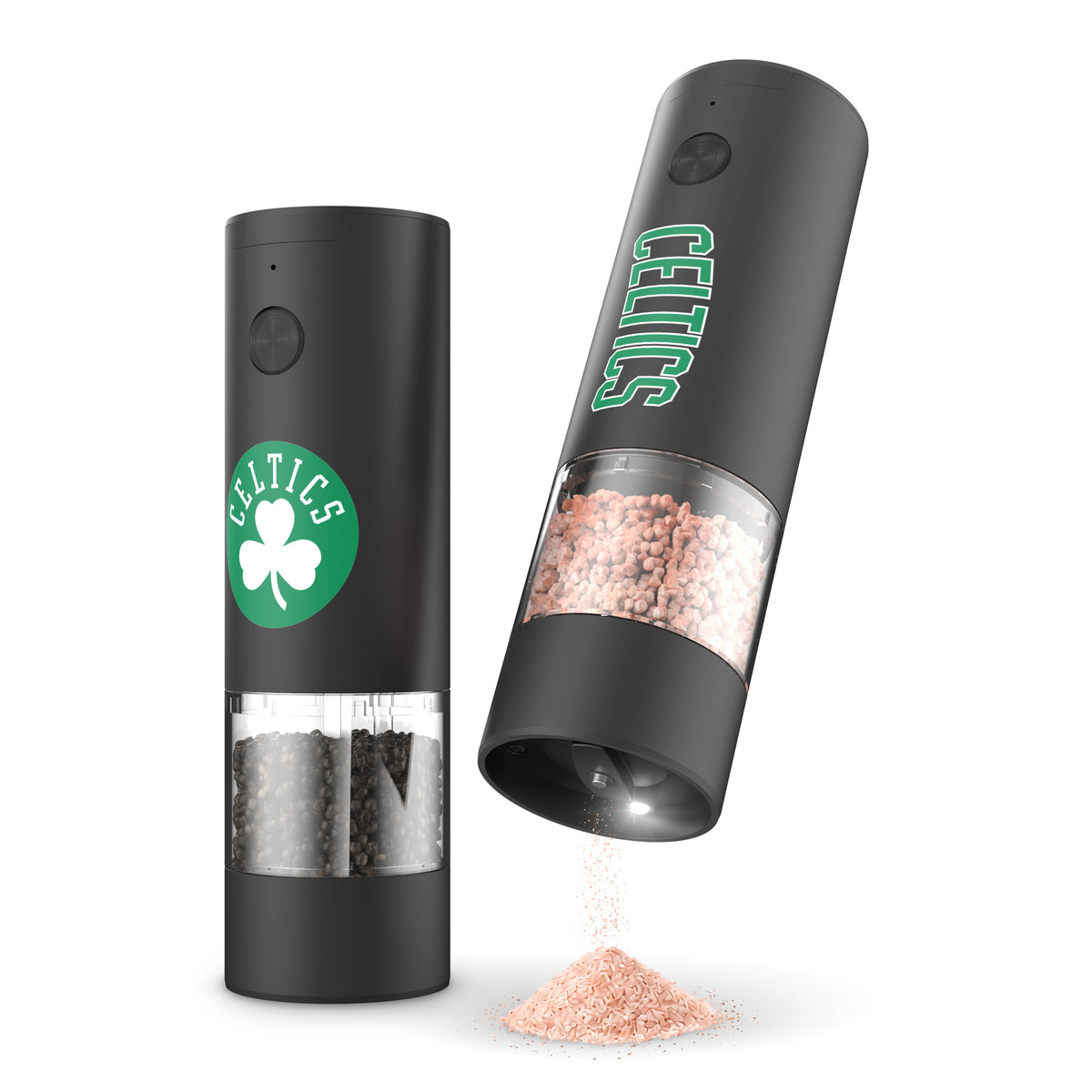 SOAR NBA Electric Salt and Pepper Grinder Set- Boston Celtics