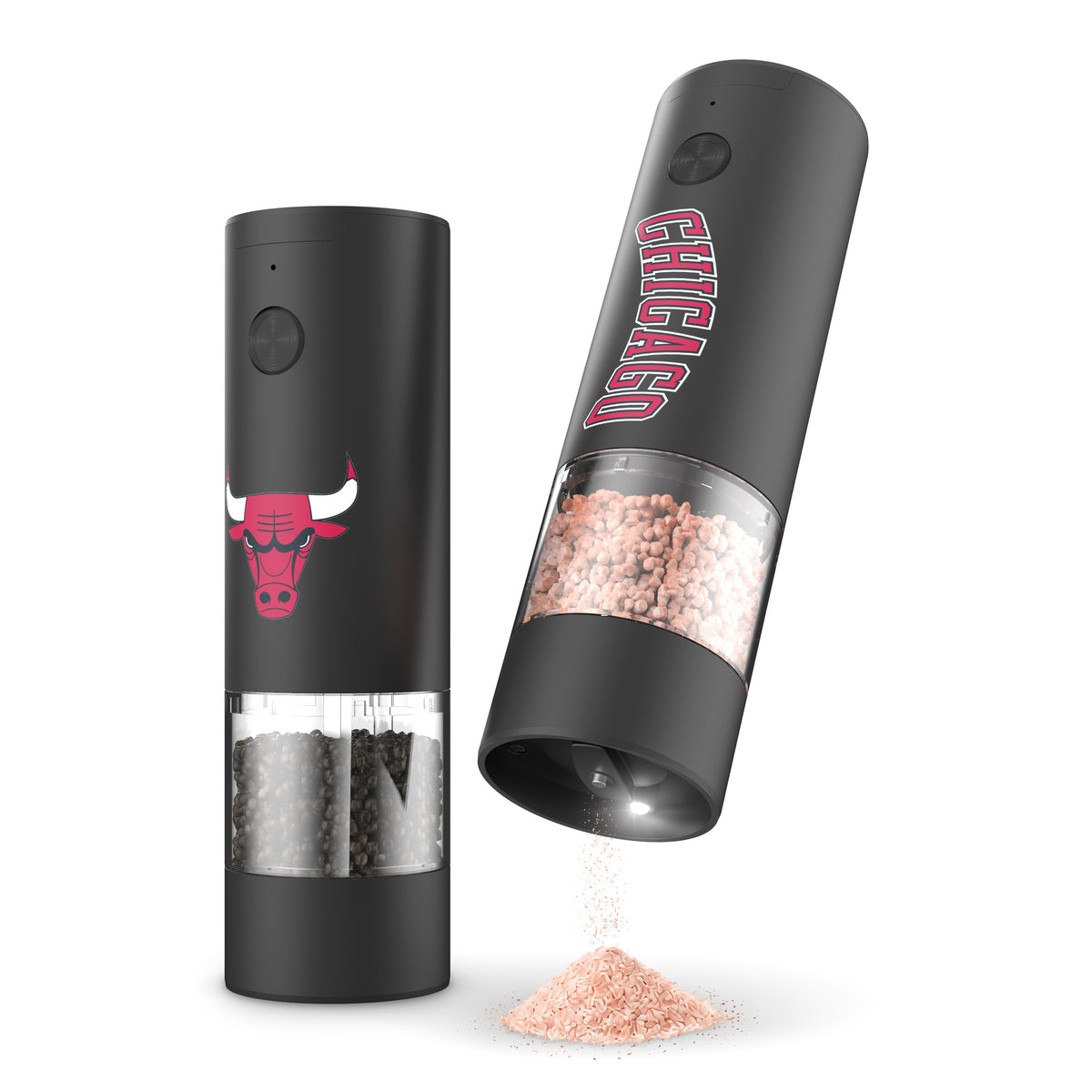 SOAR NBA Electric Salt and Pepper Grinder Set- Chicago Bulls