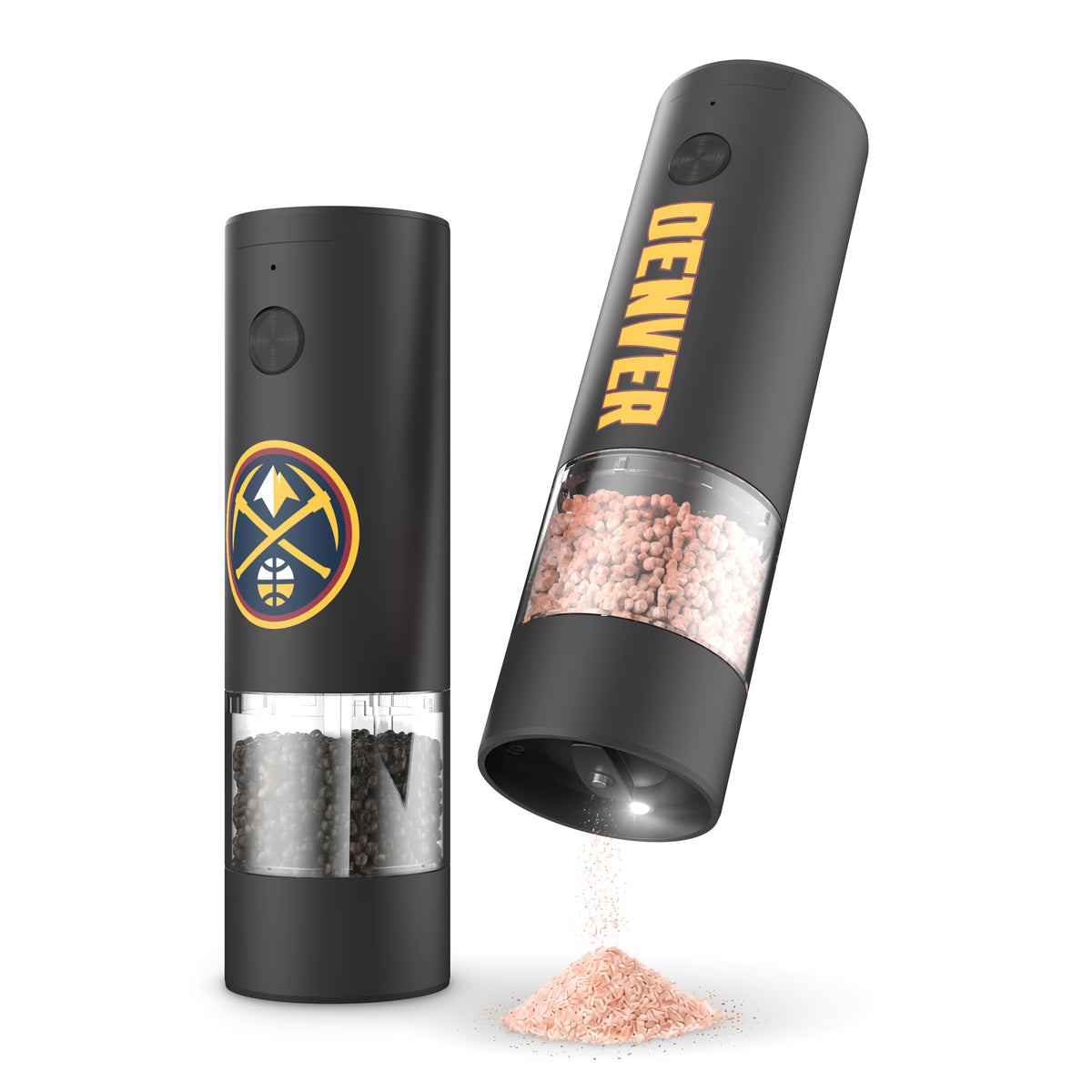 SOAR NBA Electric Salt and Pepper Grinder Set- Denver Nuggets