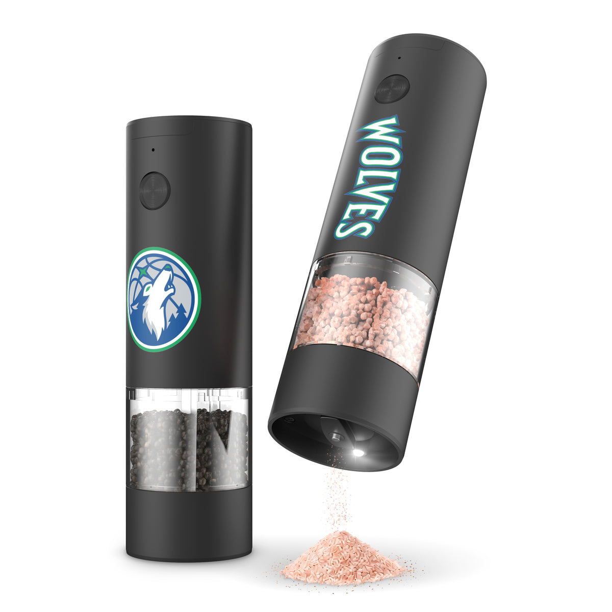 SOAR NBA Electric Salt and Pepper Grinder Set- Minnesota Timberwolves