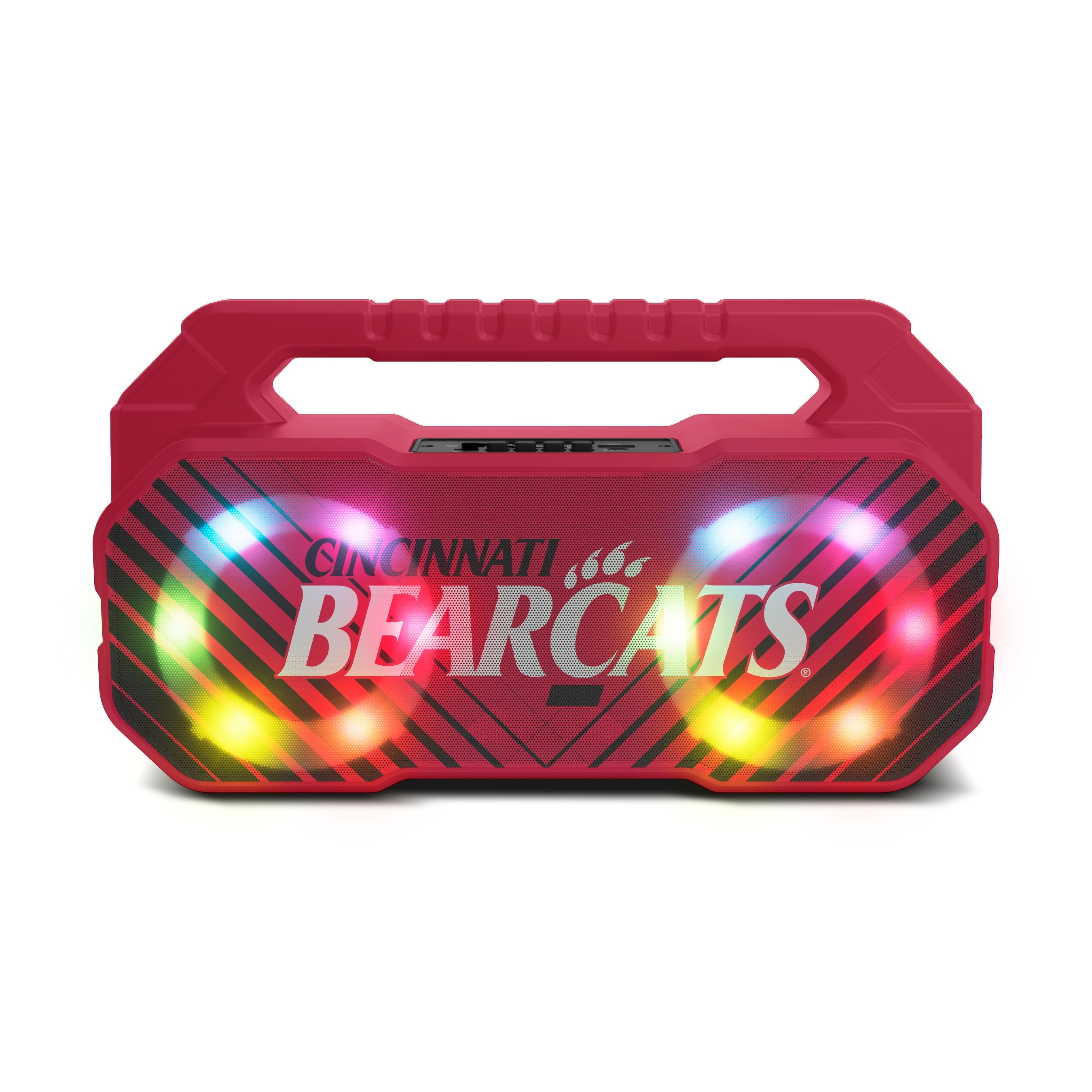 Cincinnati Bearcats NCAA Shockbox Bluetooth BOOMBOX Speaker with FM Radio