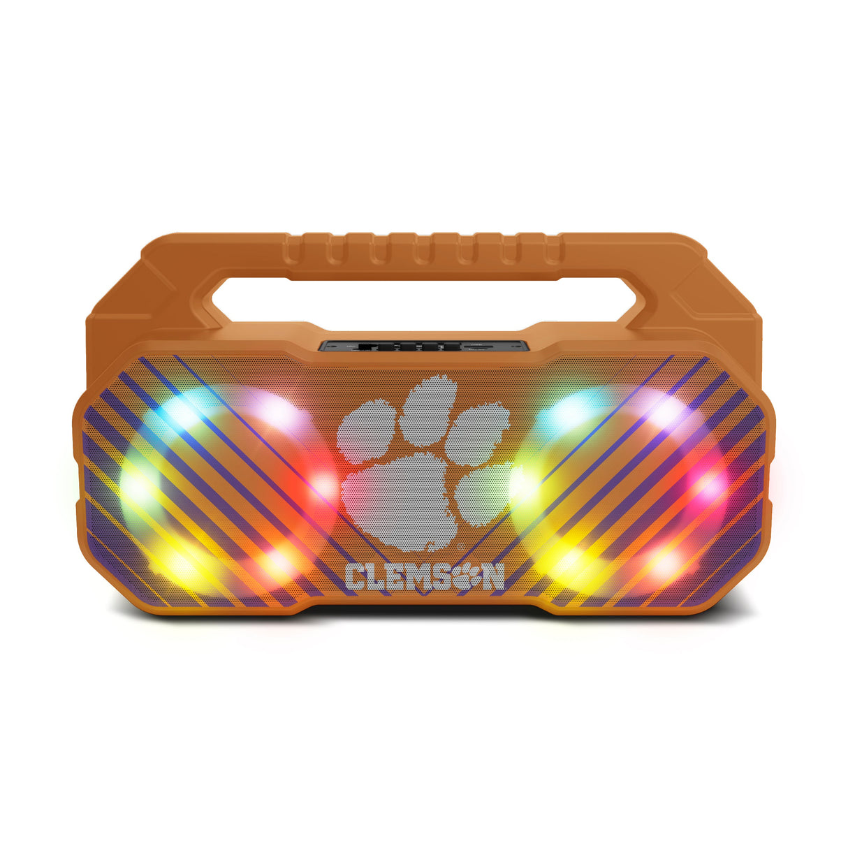 Clemson Tigers NCAA Shockbox Bluetooth BOOMBOX Speaker with FM Radio