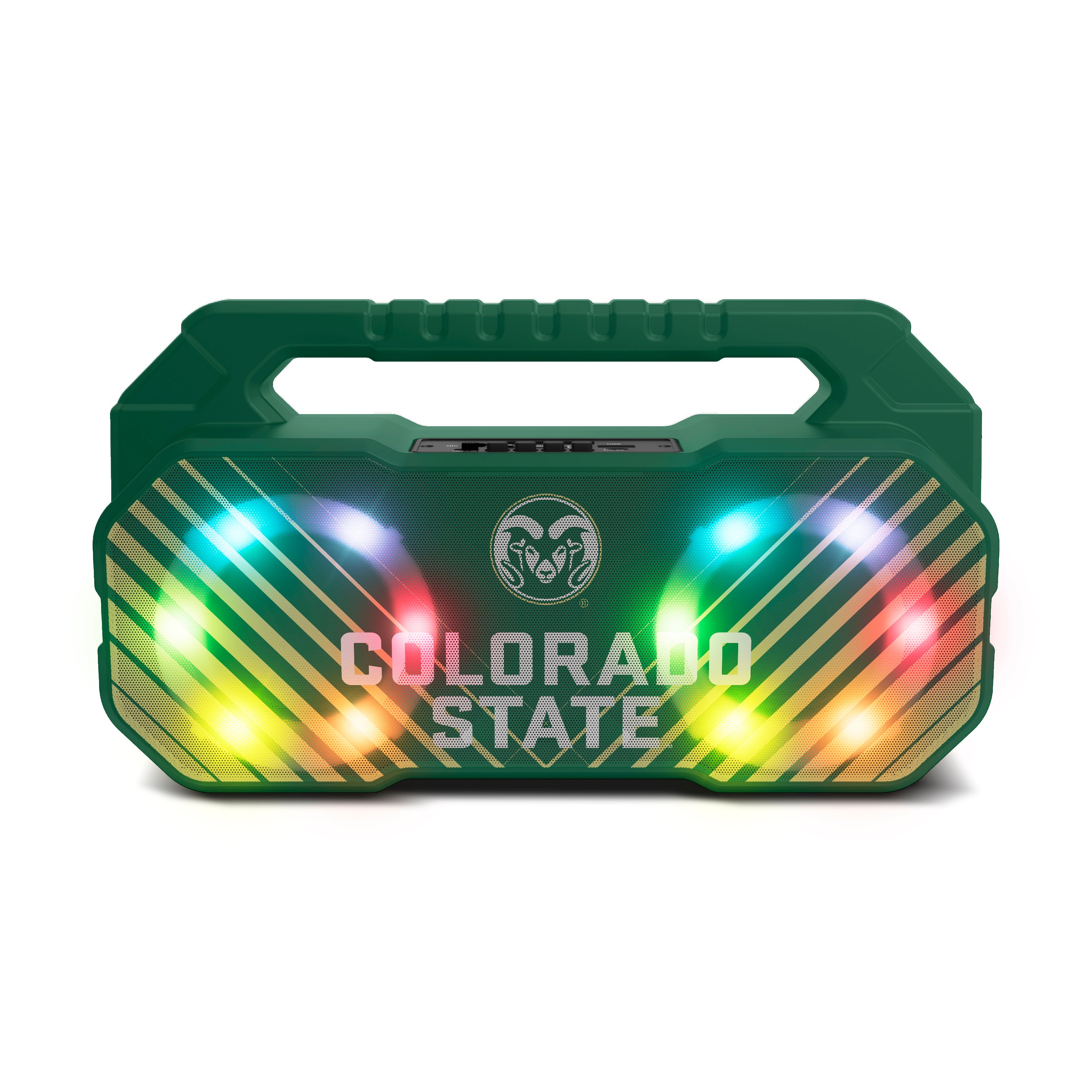 Colorado State Rams NCAA Shockbox Bluetooth BOOMBOX Speaker with FM Radio