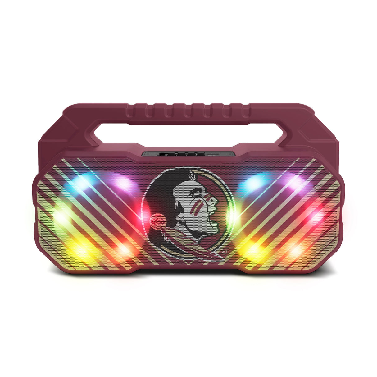 Florida State NCAA Seminoles Shockbox Bluetooth BOOMBOX Speaker with FM Radio