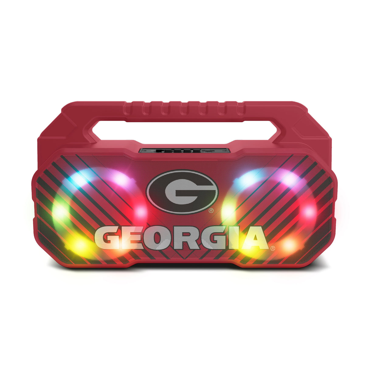 Georgia Bulldogs NCAA Shockbox Bluetooth BOOMBOX Speaker with FM Radio