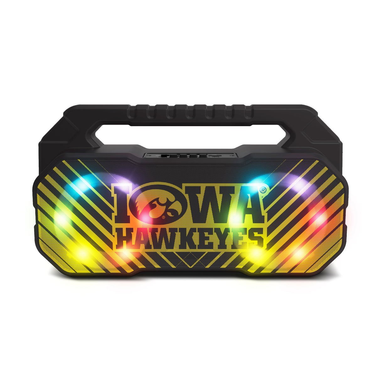 Iowa Hawkeyes NCAA Shockbox Bluetooth BOOMBOX Speaker with FM Radio
