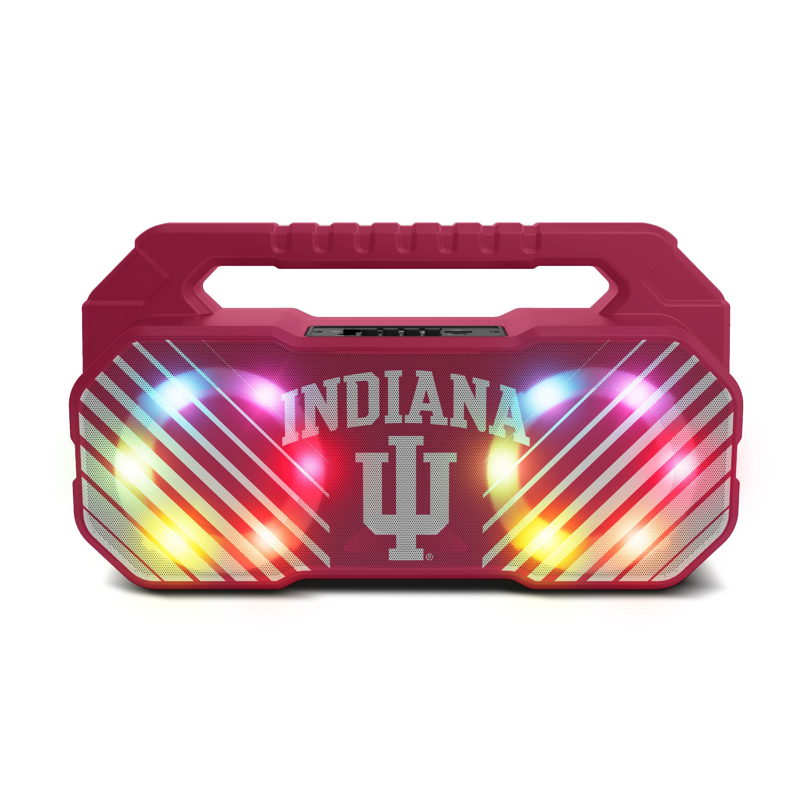 Indiana Hoosiers NCAA Shockbox Bluetooth BOOMBOX Speaker with FM Radio