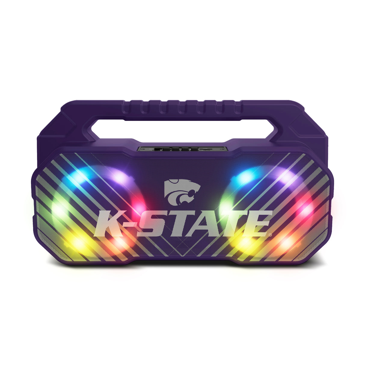 Kansas State Wildcats NCAA Shockbox Bluetooth BOOMBOX Speaker with FM Radio