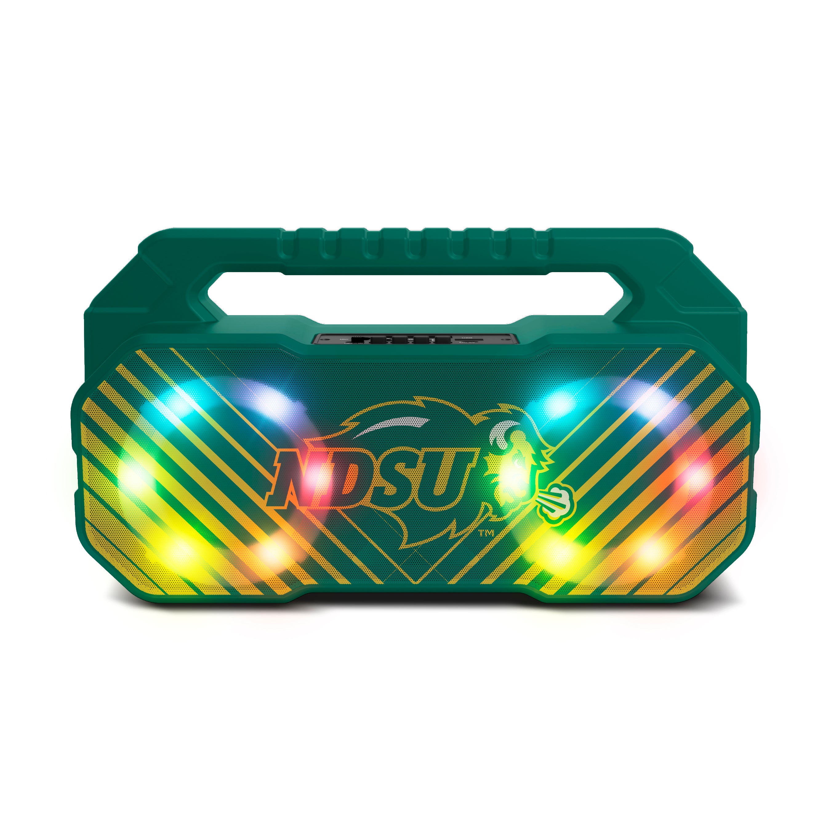North Dakota State University NCAA Shockbox Bluetooth BOOMBOX Speaker with FM Radio