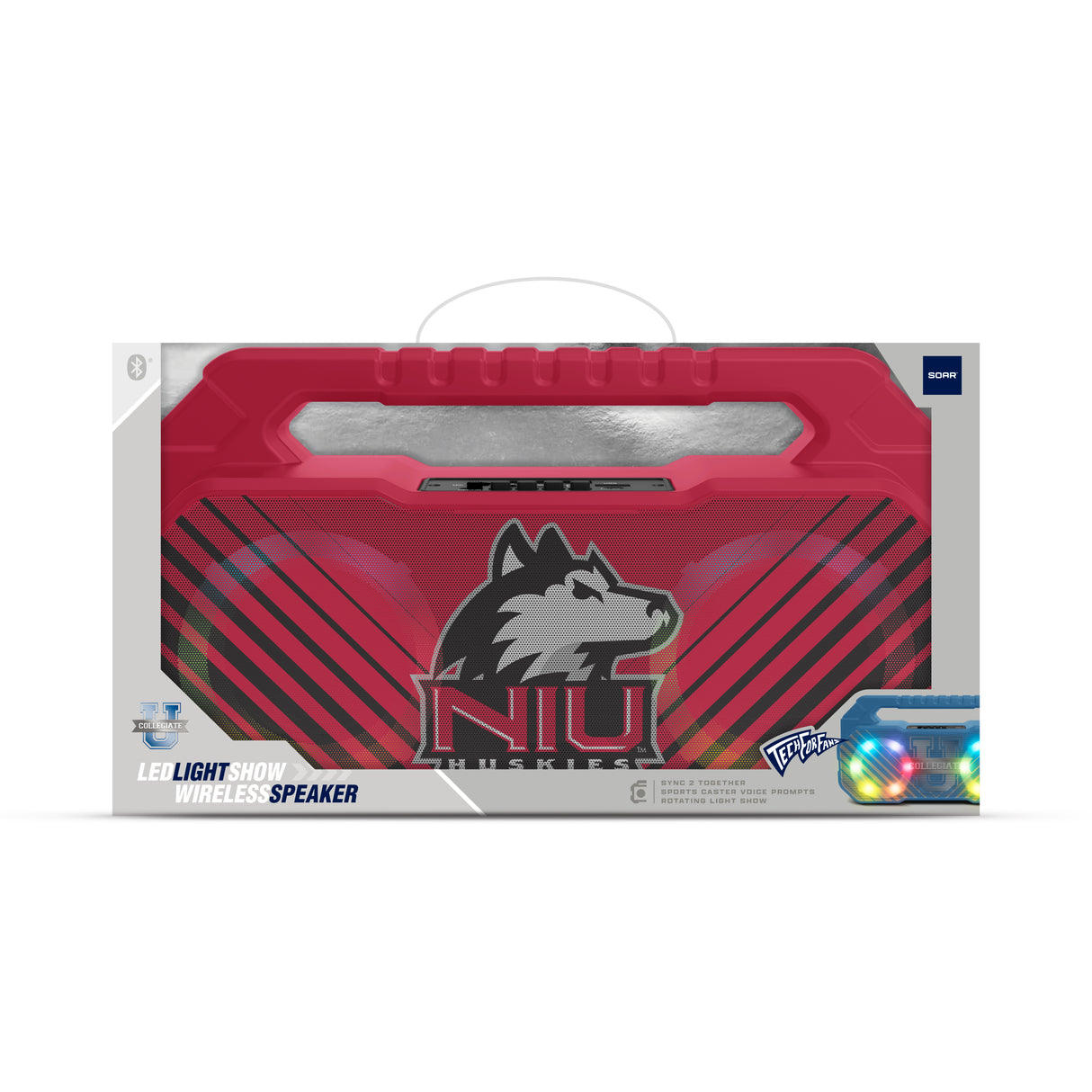 Northern Illinois University NCAA Shockbox Bluetooth BOOMBOX Speaker with FM Radio