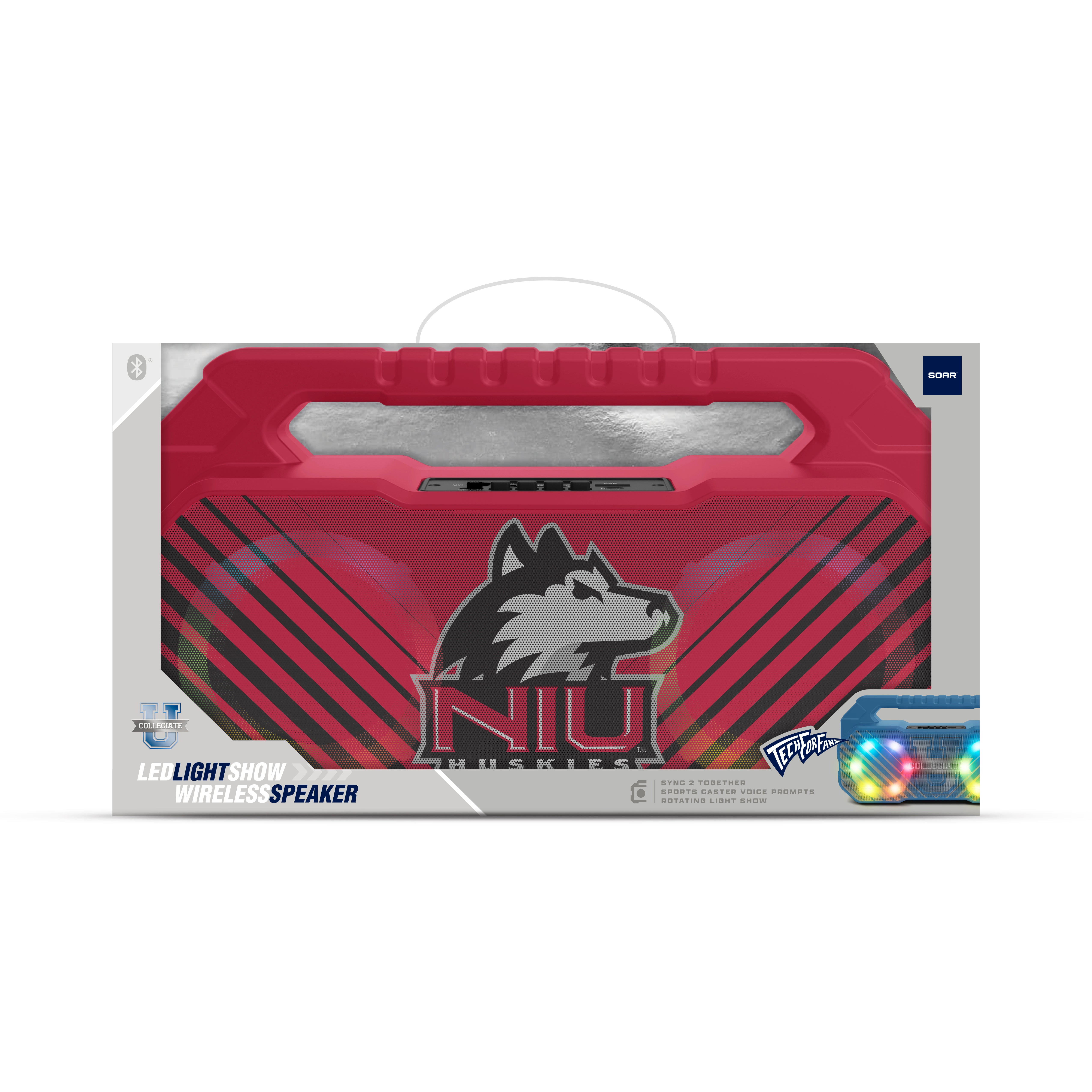 Northern Illinois University NCAA Shockbox Bluetooth BOOMBOX Speaker with FM Radio