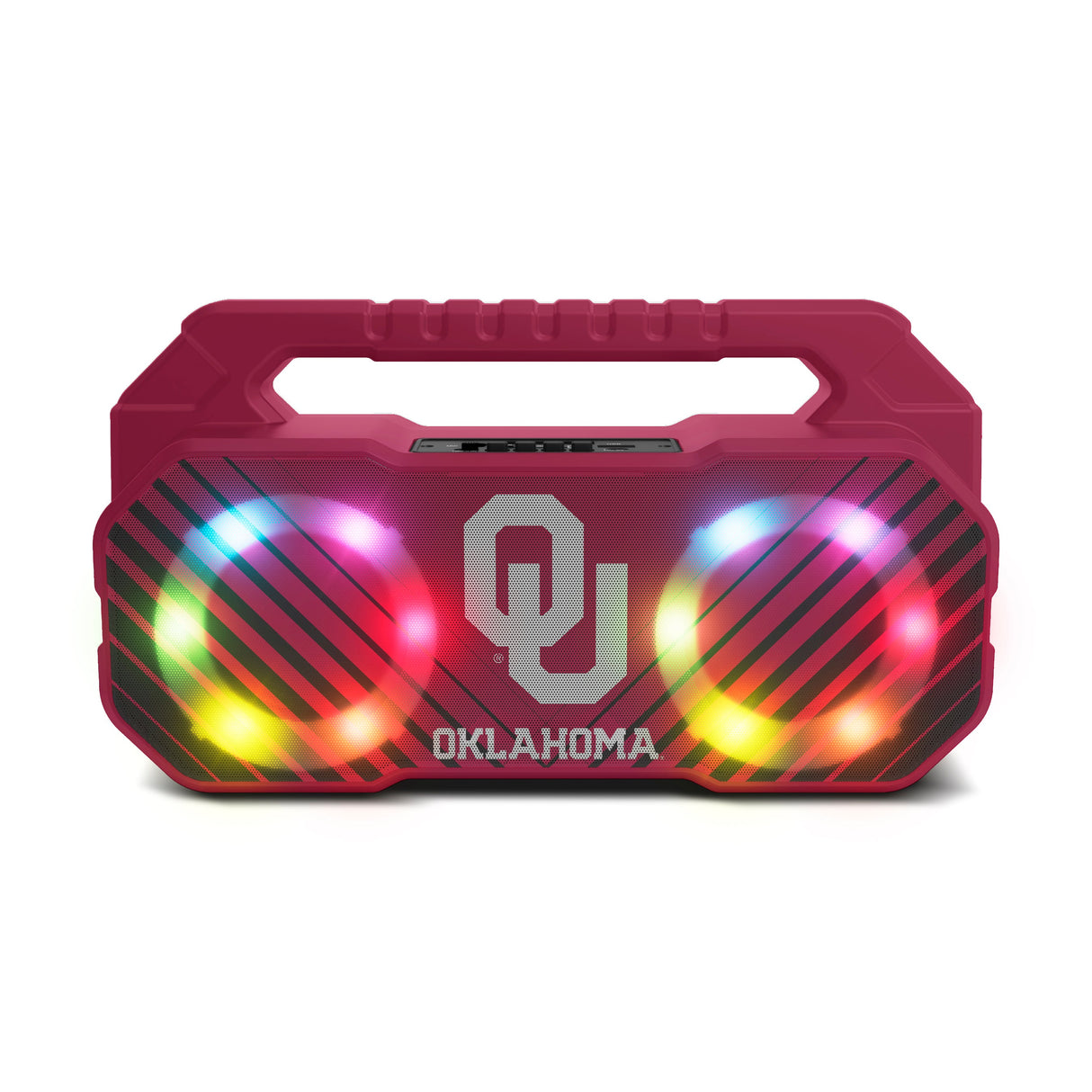 Oklahoma Sooners NCAA Shockbox Bluetooth BOOMBOX Speaker with FM Radio