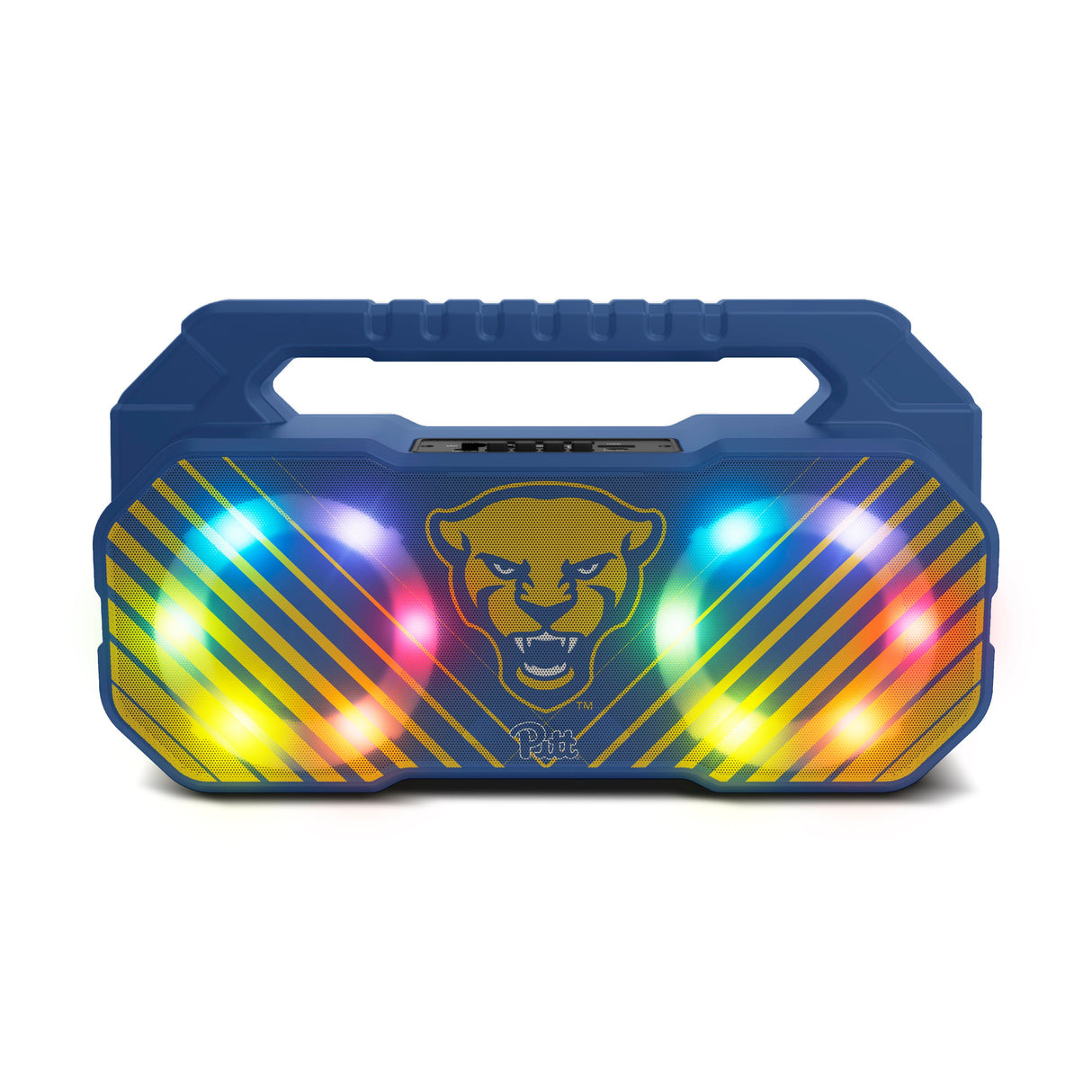 Pitt Panthers NCAA Shockbox Bluetooth BOOMBOX Speaker with FM Radio