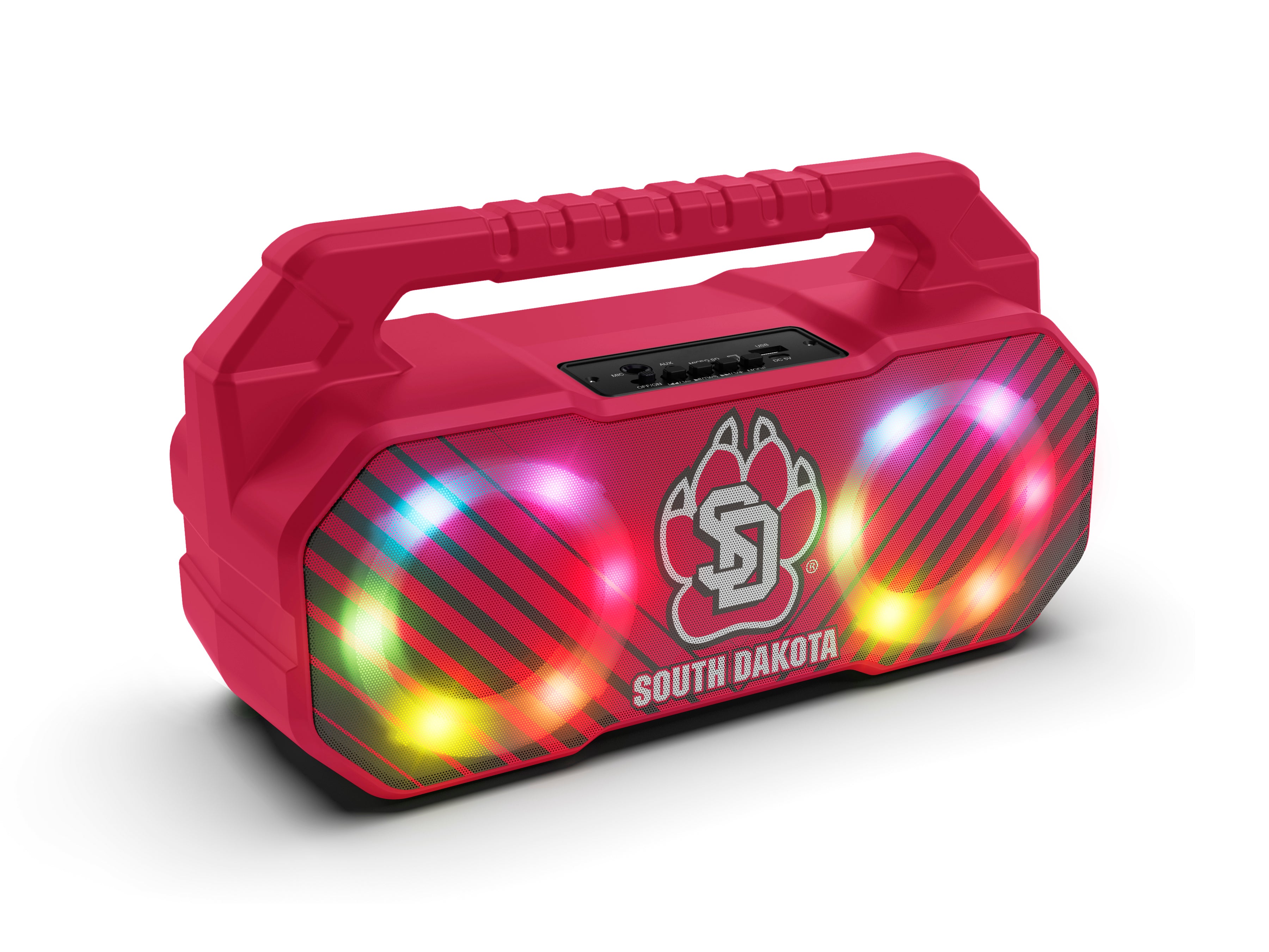 South Dakota State Jackrabbits NCAA Shockbox Bluetooth BOOMBOX Speaker with FM Radio