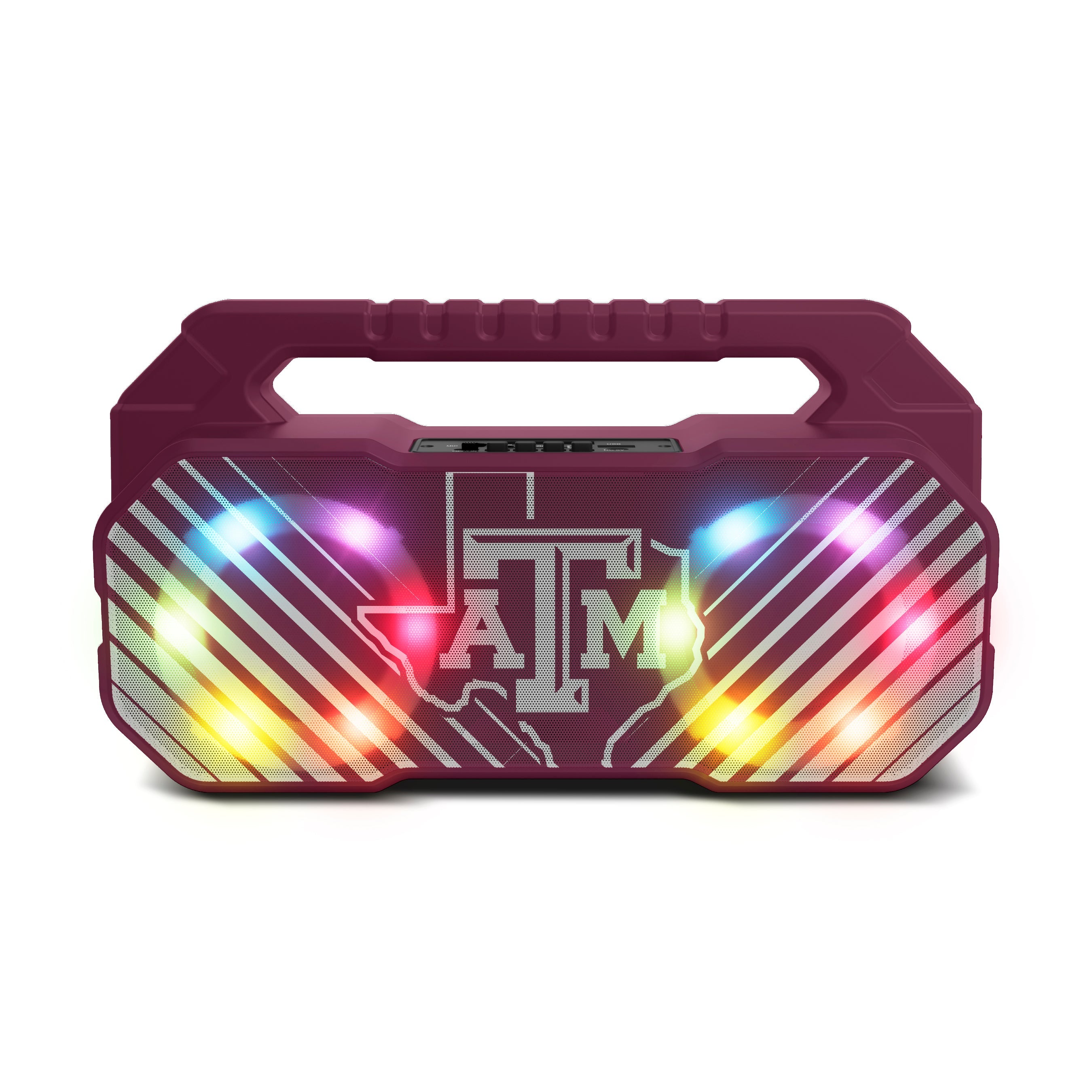 Texas A&M Aggies NCAA Shockbox Bluetooth BOOMBOX Speaker with FM Radio