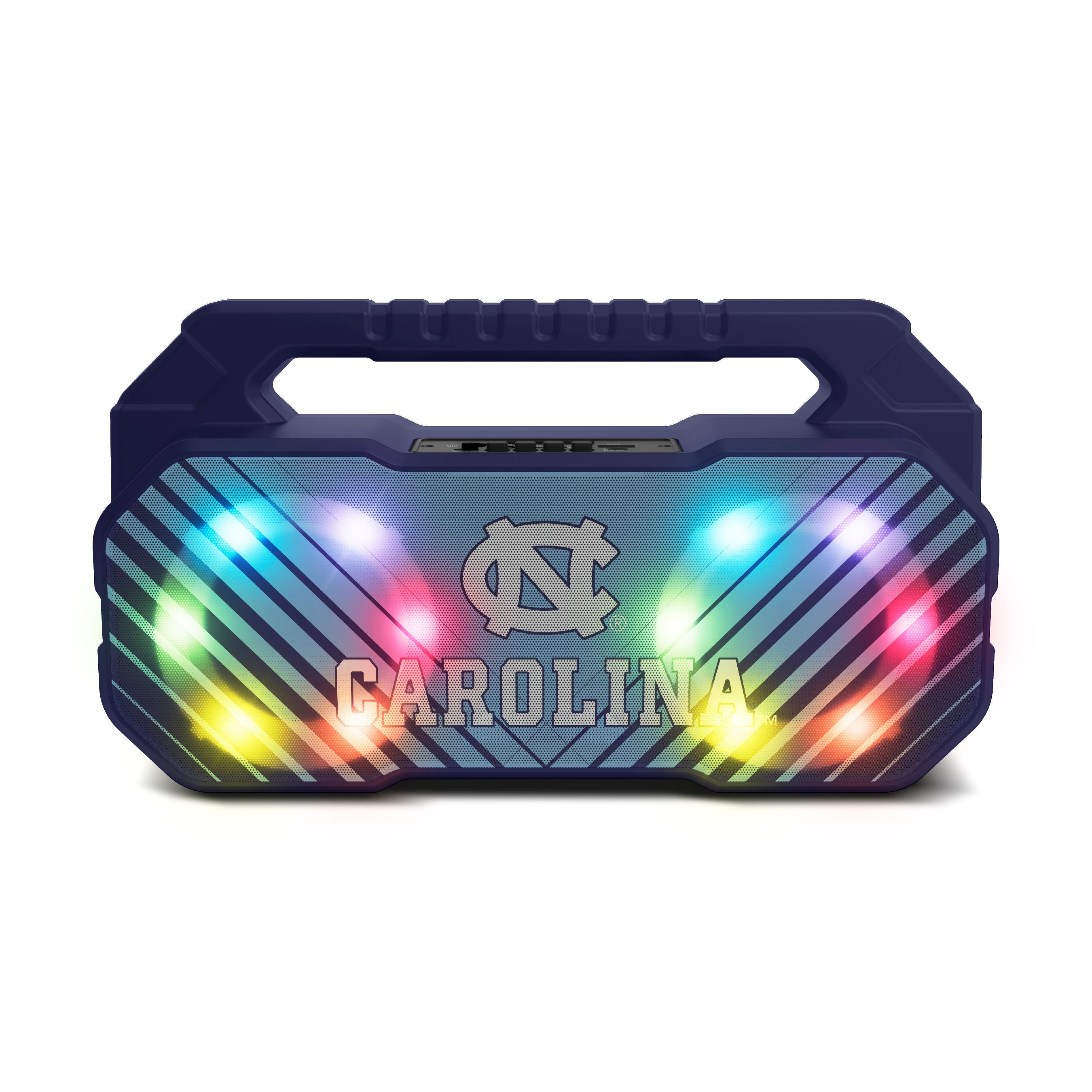 North Carolina Tar Heels NCAA Shockbox Bluetooth BOOMBOX Speaker with FM Radio