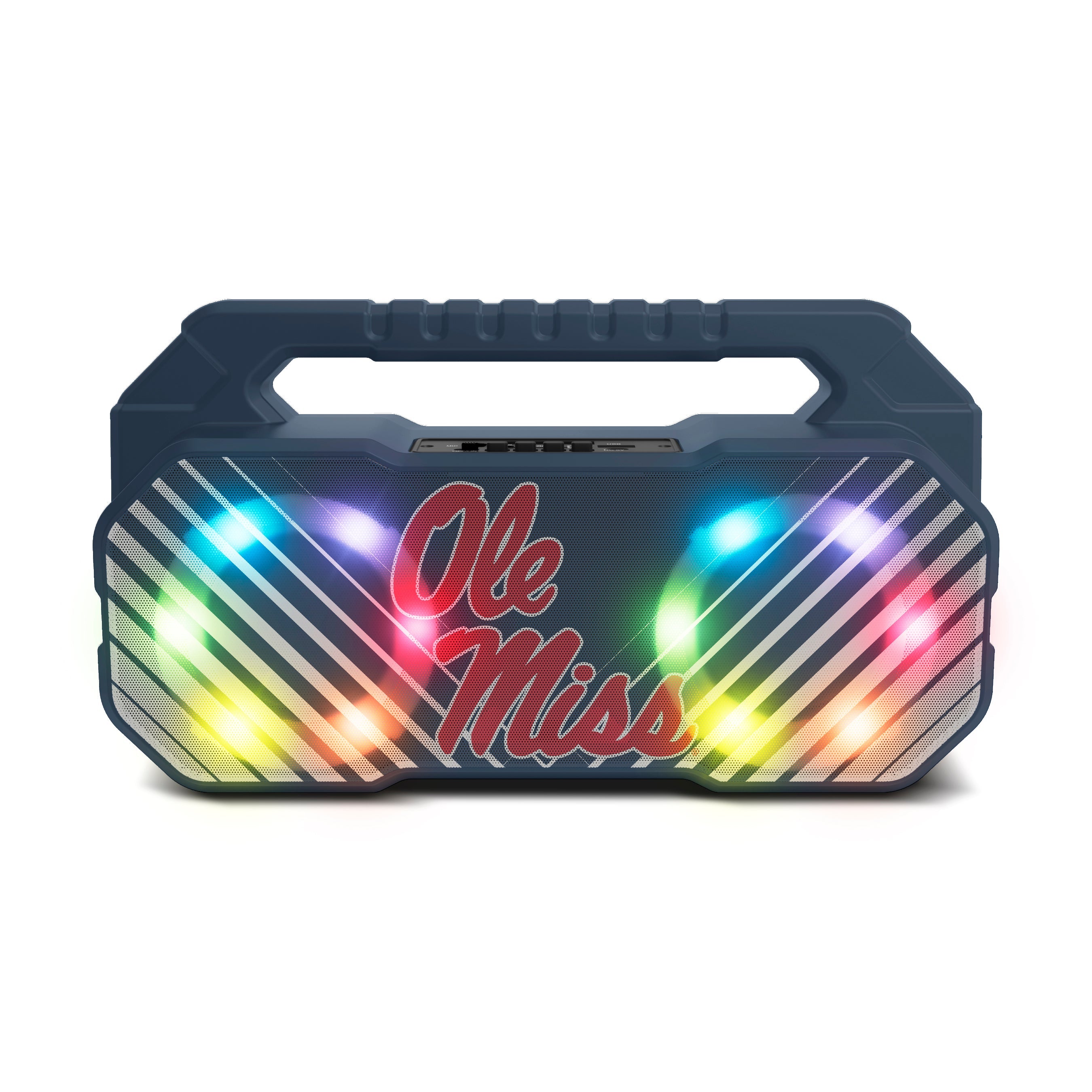 Ole Miss Rebels NCAA Shockbox Bluetooth BOOMBOX Speaker with FM Radio