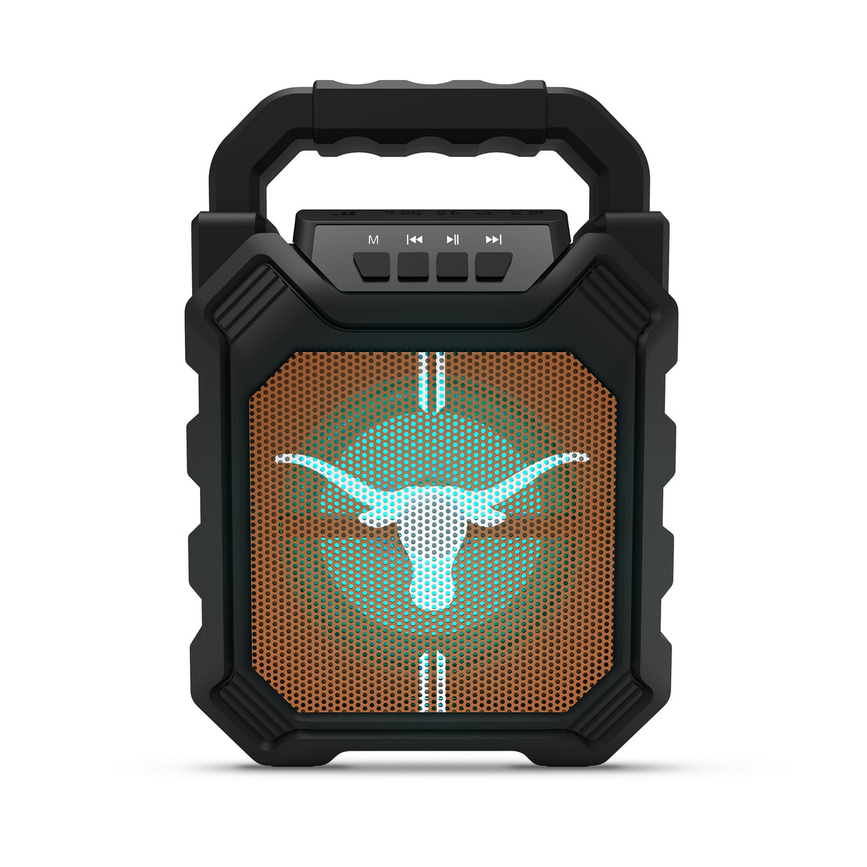 NCAA Syncable Bluetooth Speaker with LED Lights & FM Radio