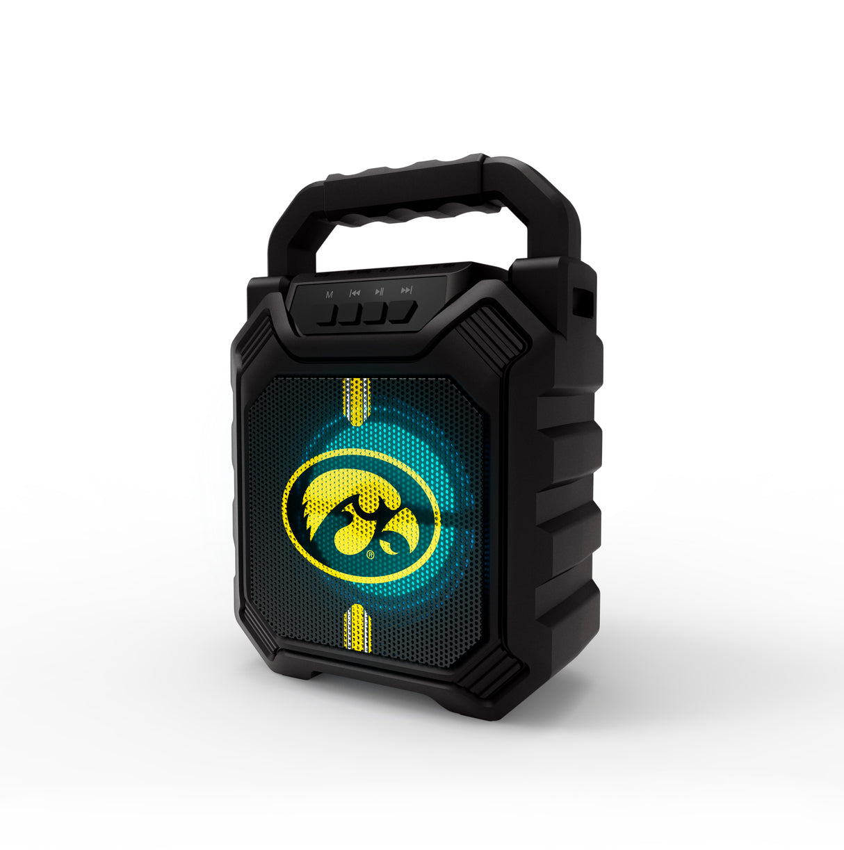 NCAA Syncable Bluetooth Wireless Speaker with LED Lights & FM Radio