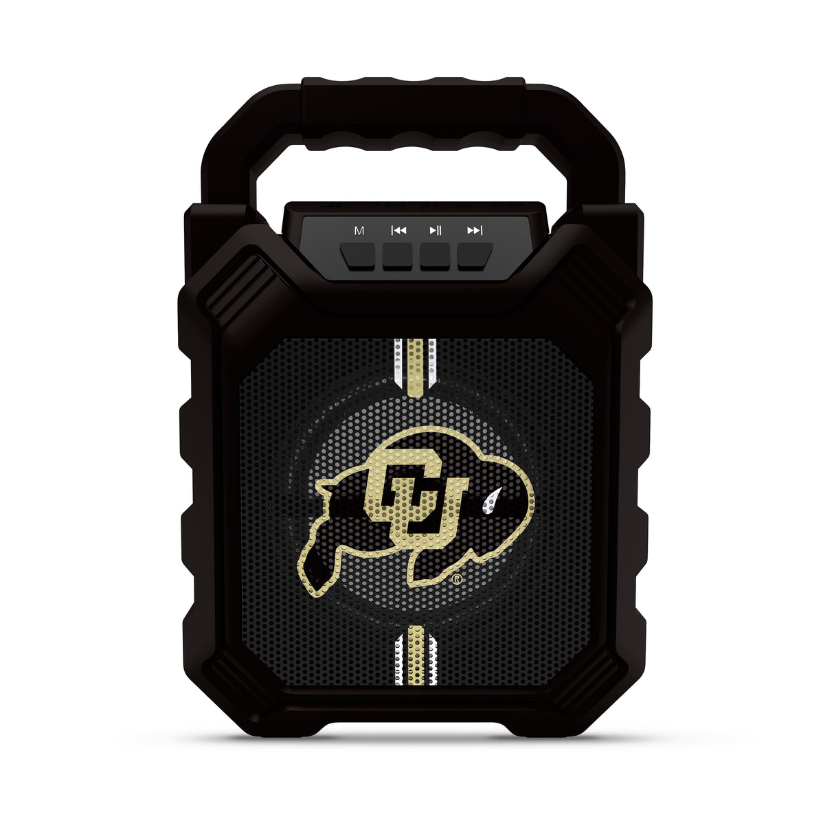 Colorado Buffaloes NCAA Syncable Bluetooth Wireless Speaker with LED Lights & FM Radio