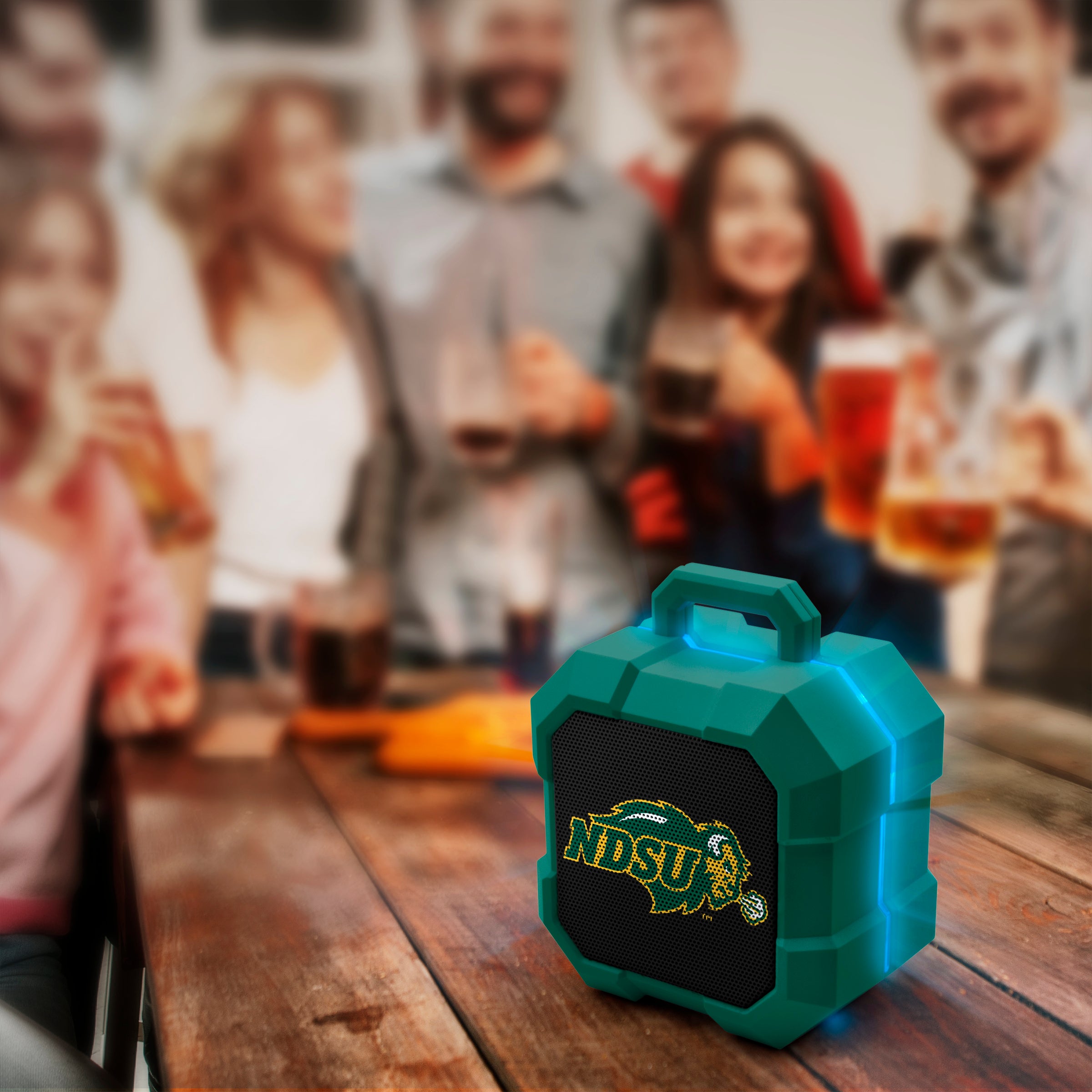 North Dakota State University Collegiate ShockBox LED Speaker