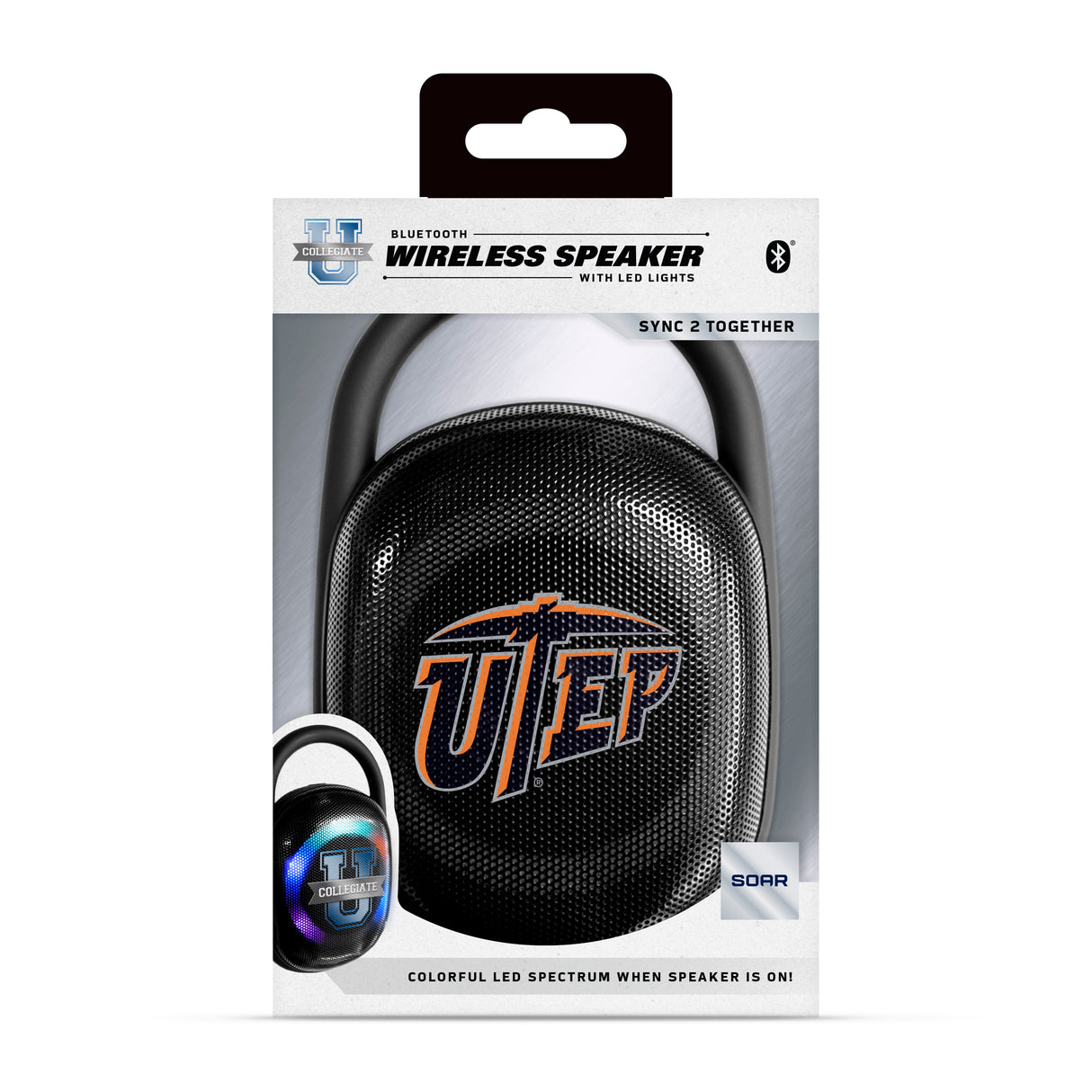 UTEP Miners NCAA Portable Bluetooth Speaker