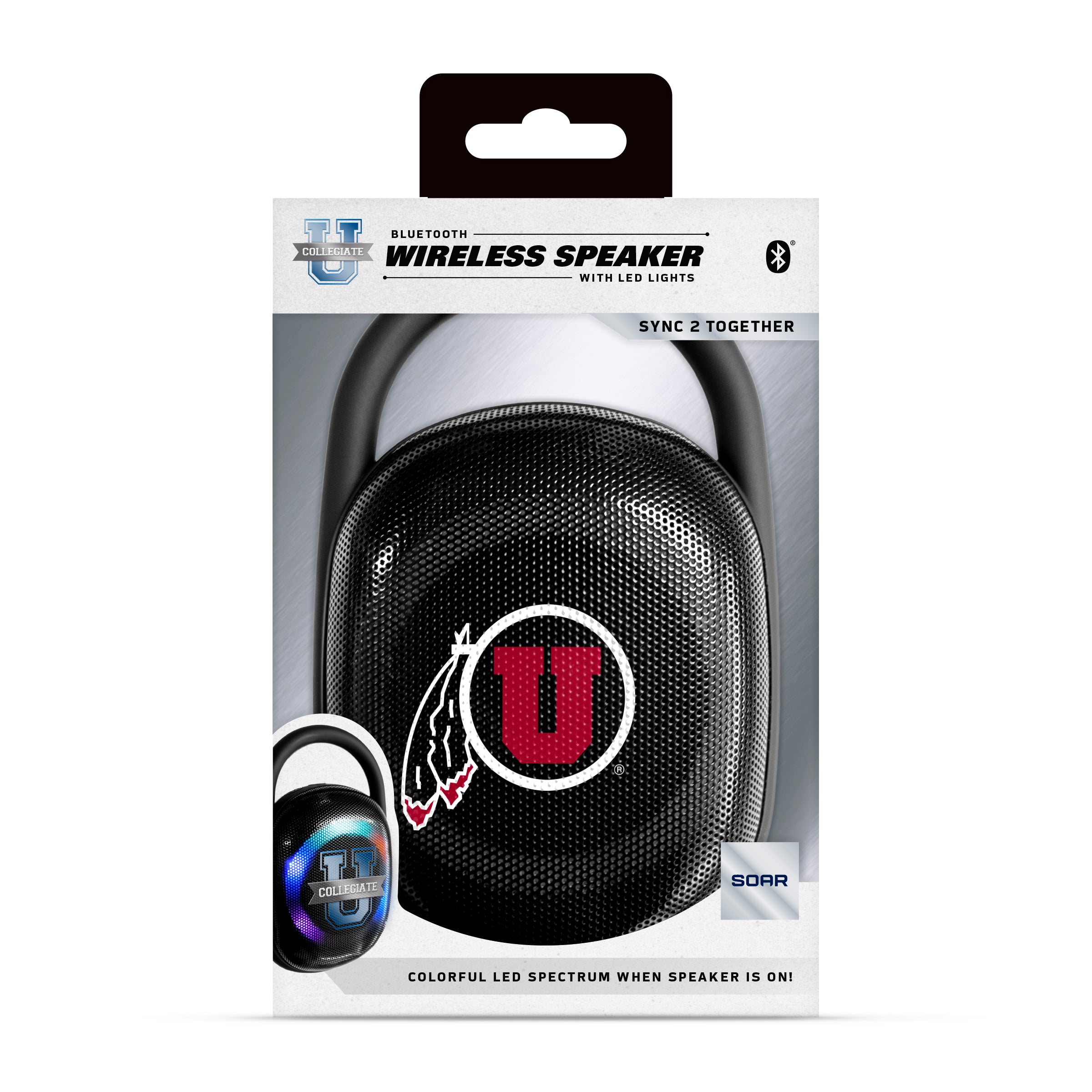Utah Utes NCAA Portable Bluetooth Speaker