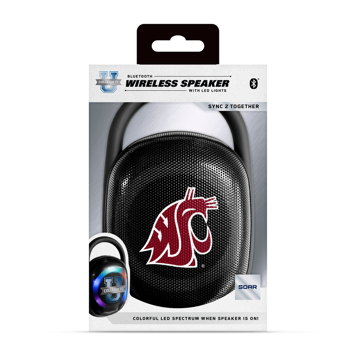 Washington State Cougars NCAA Portable Bluetooth Speaker