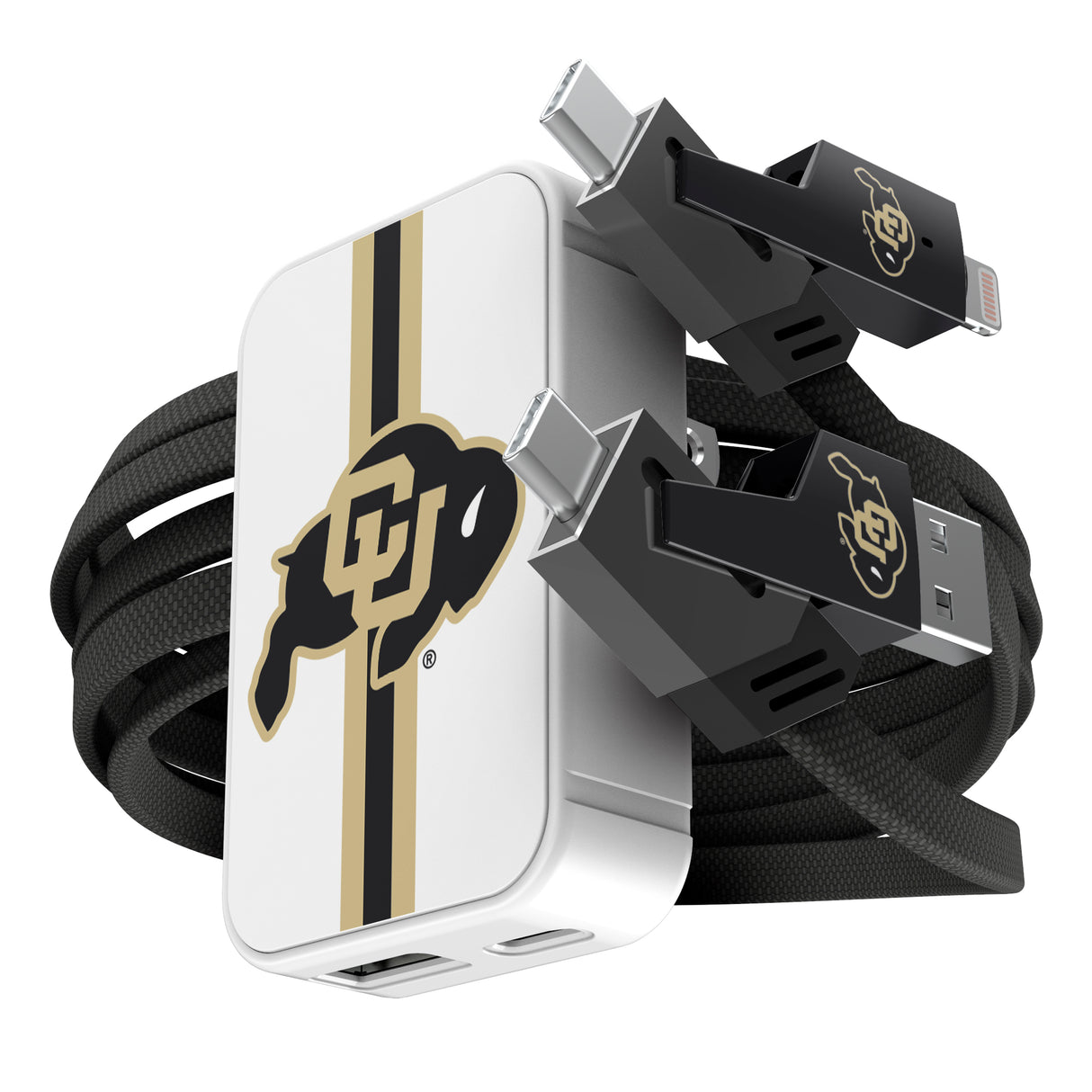 SOAR Collegiate Slim Wall Charger and 4 in 1 Multi Charging Cable