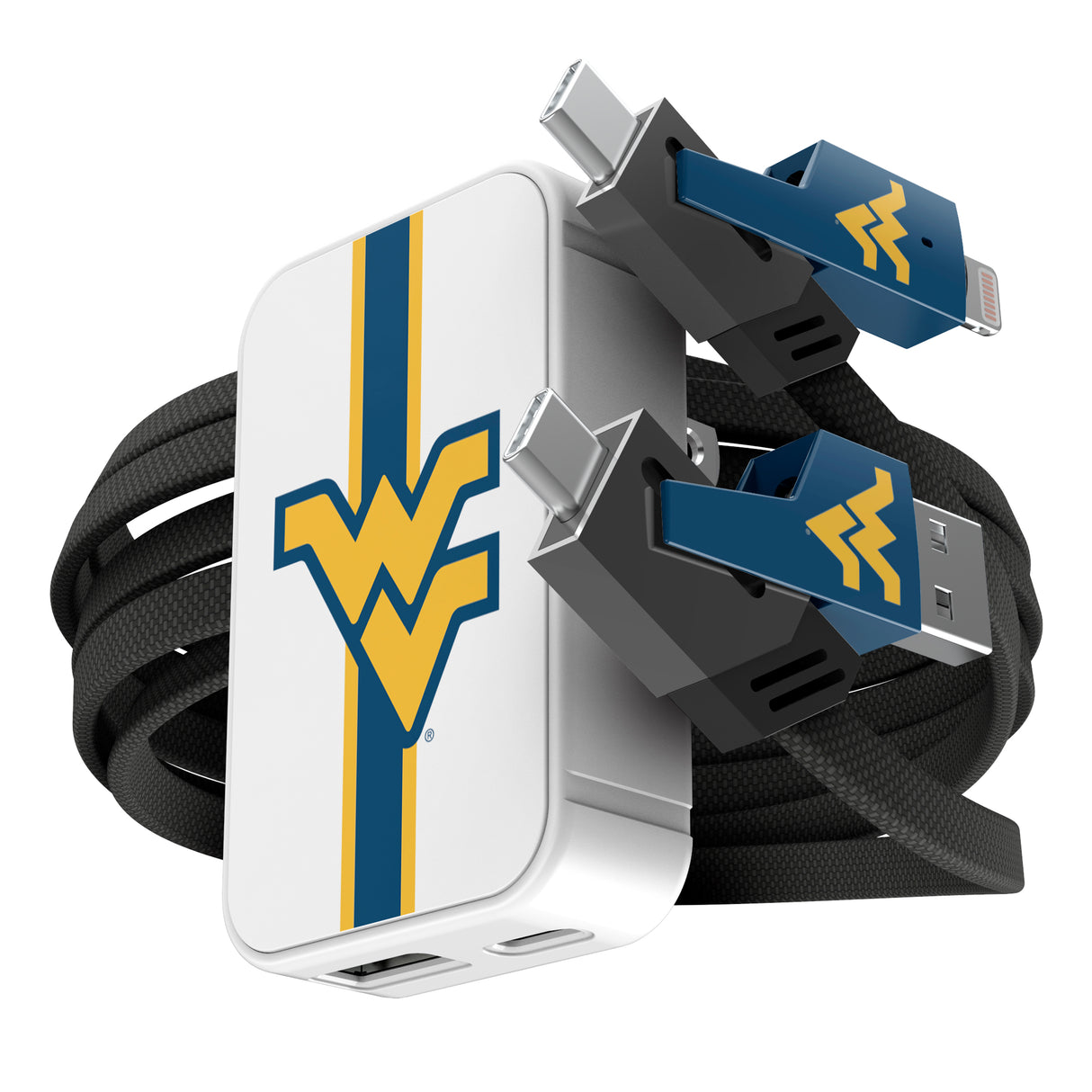 SOAR Collegiate Slim Wall Charger and 4 in 1 Multi Charging Cable