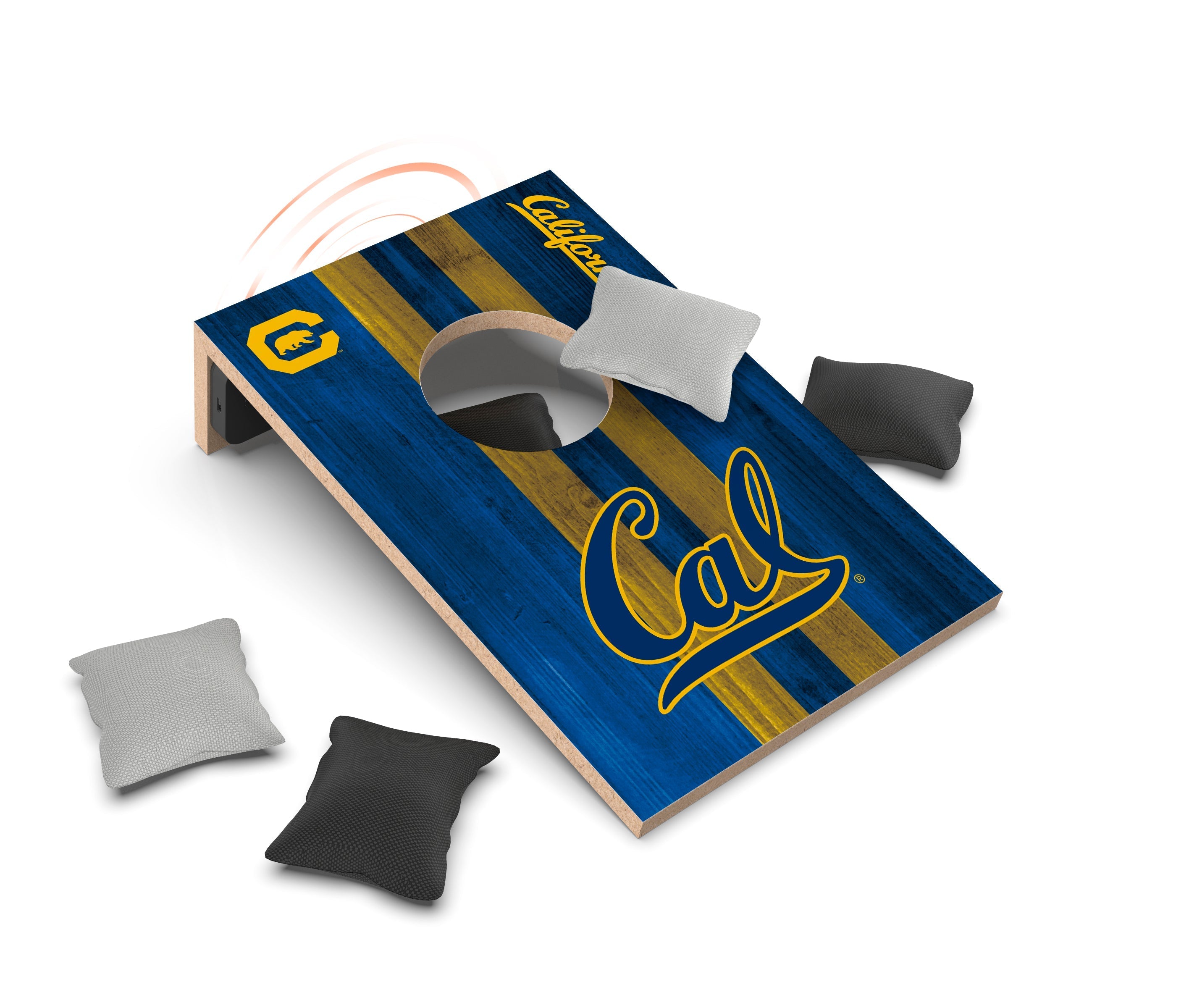 Cal Golden Bears NCAA Cornhole Game + Bluetooth Speaker
