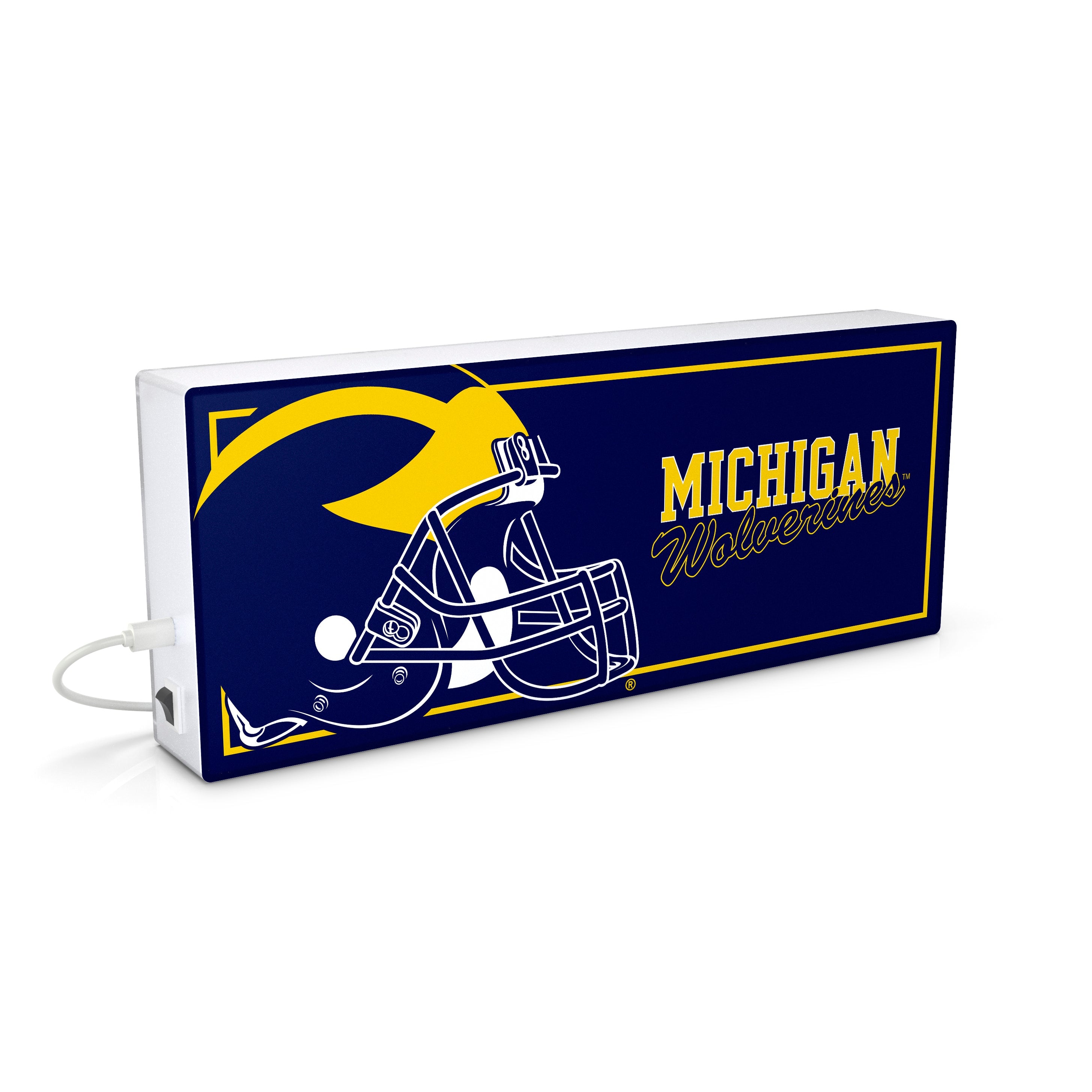 Michigan Wolverines NCAA LED Ambience Light Box