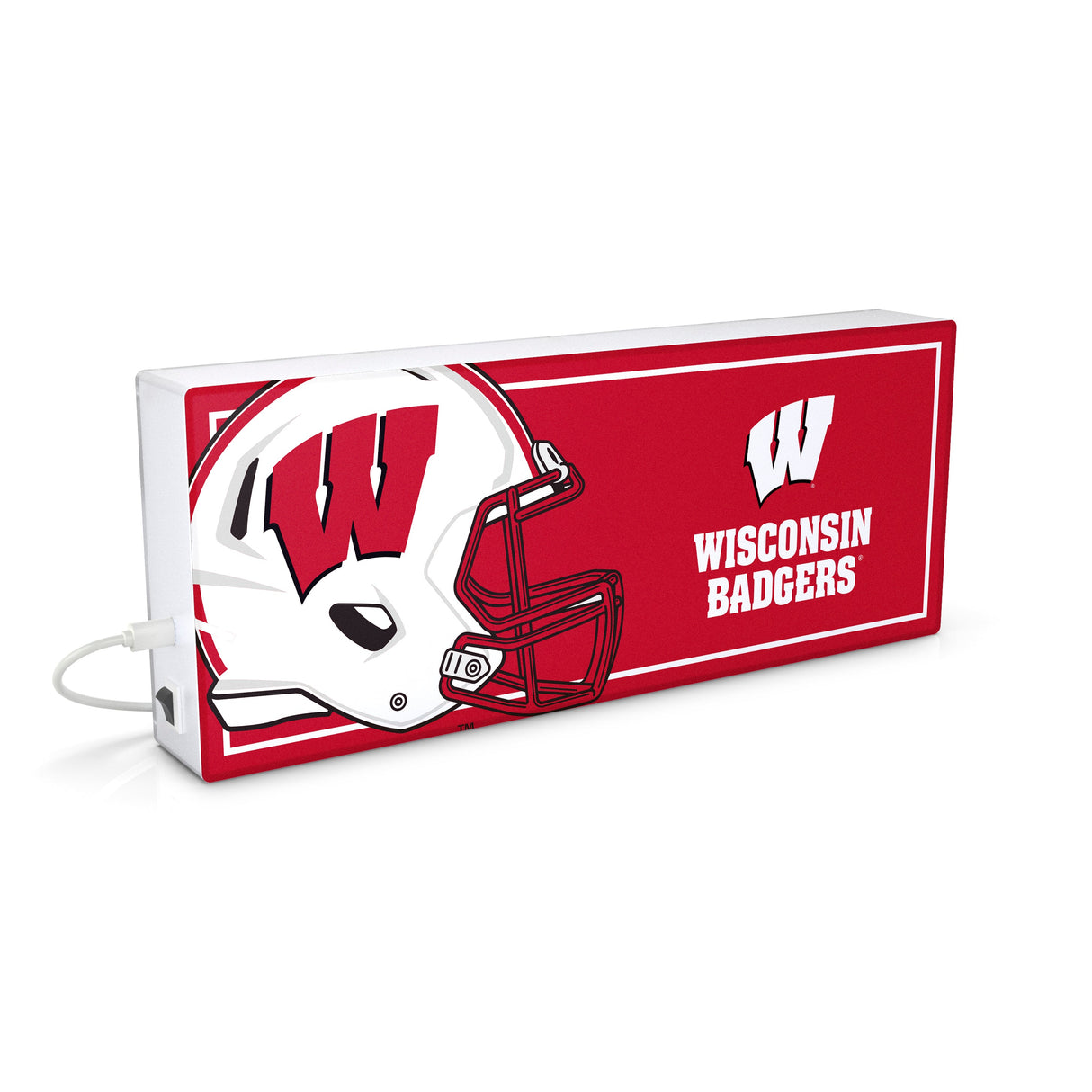 Wisconsin Badgers NCAA LED Ambience Light Box
