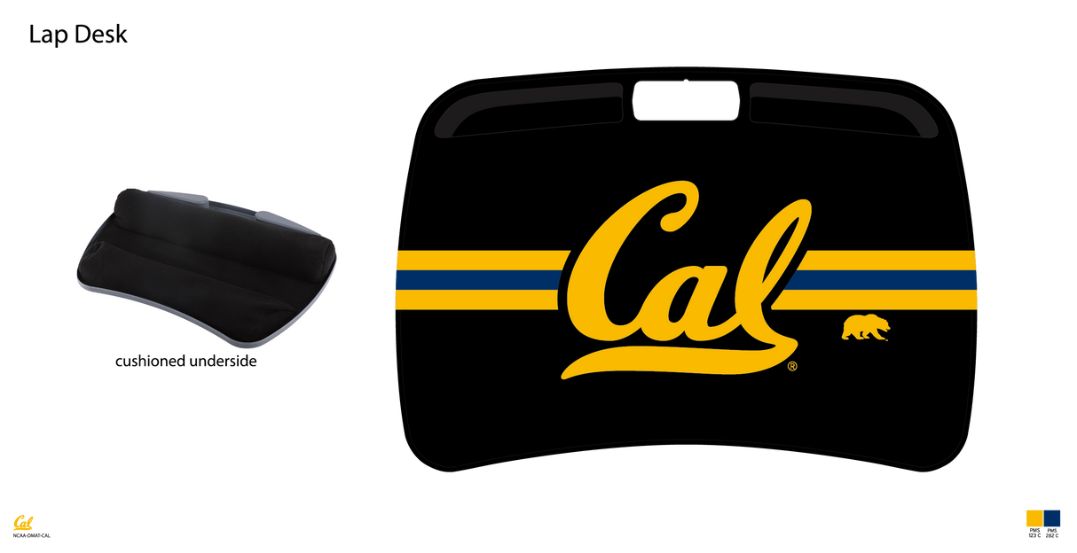 Cal Golden Bears NCAA Portable Lap Desk with Memory Foam
