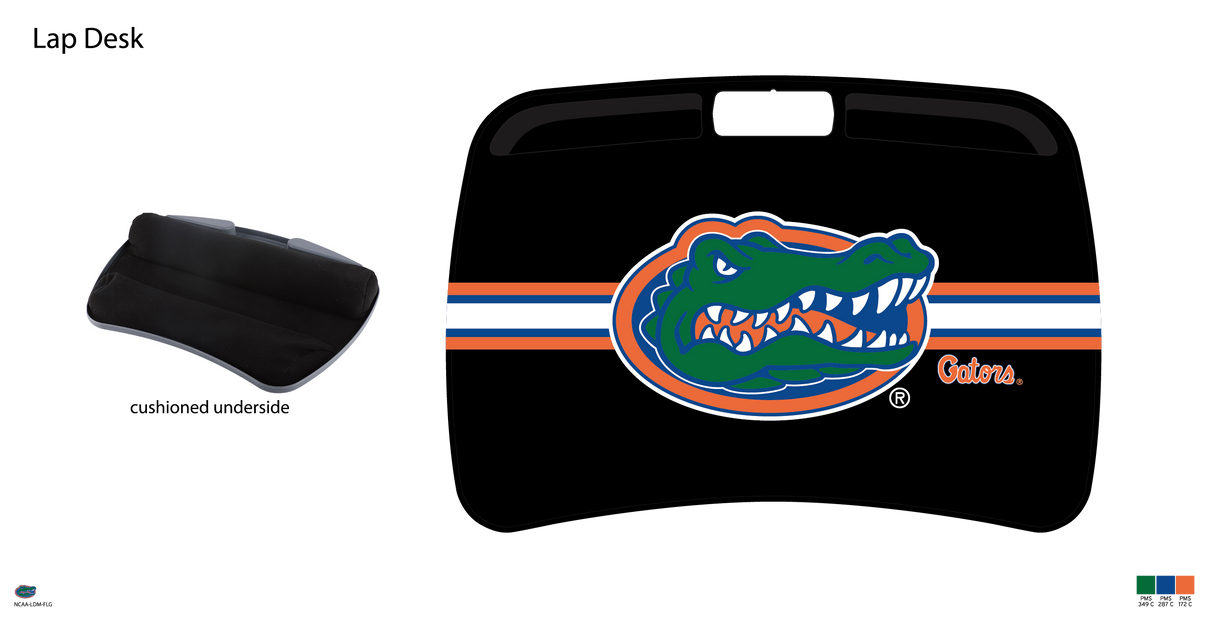Florida Gators NCAA Portable Lap Desk with Memory Foam