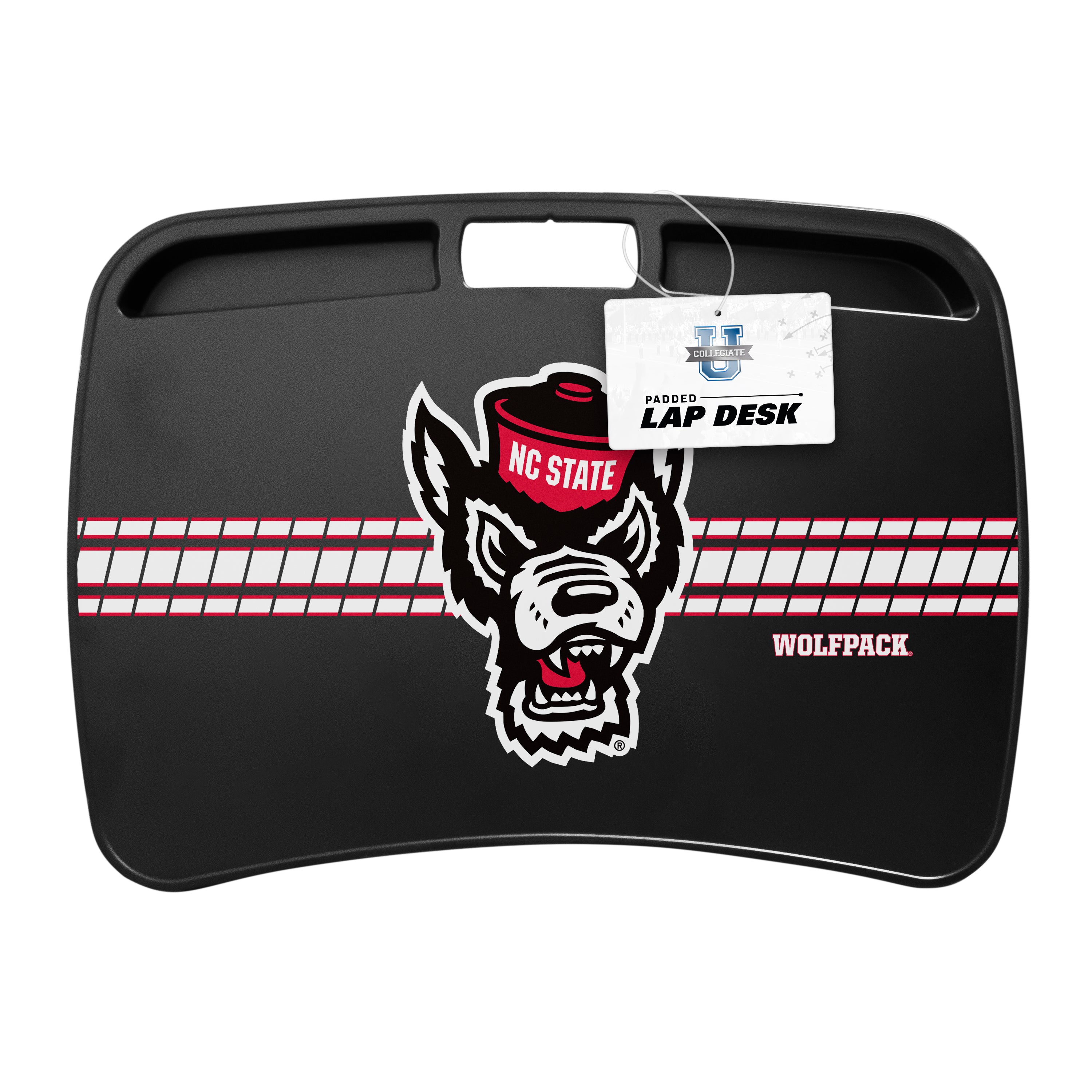 NC State Wolfpack NCAA Portable Lap Desk with Memory Foam