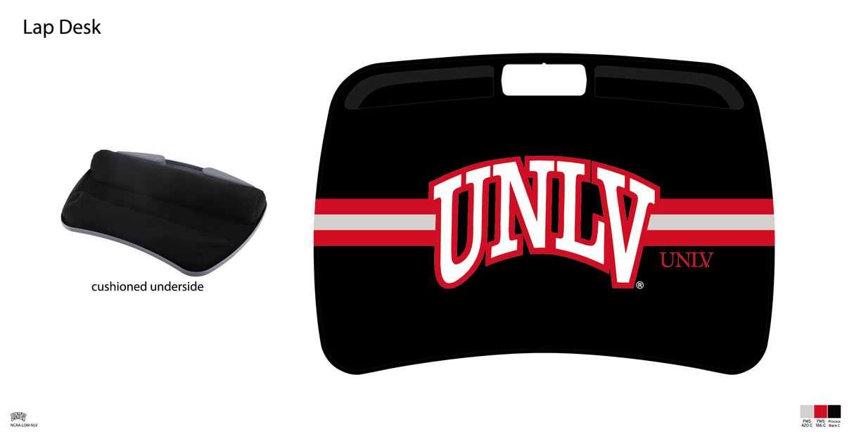 UNLV Rebels NCAA Portable Lap Desk with Memory Foam