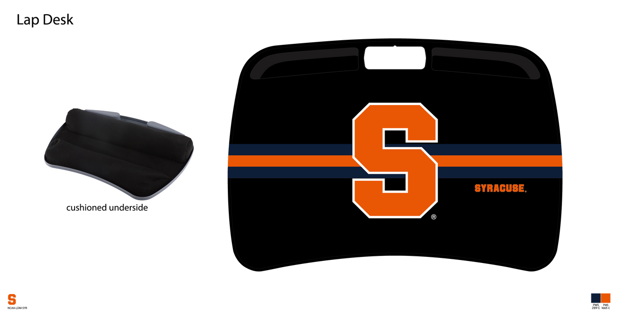 Syracuse Orange NCAA Portable Lap Desk with Memory Foam