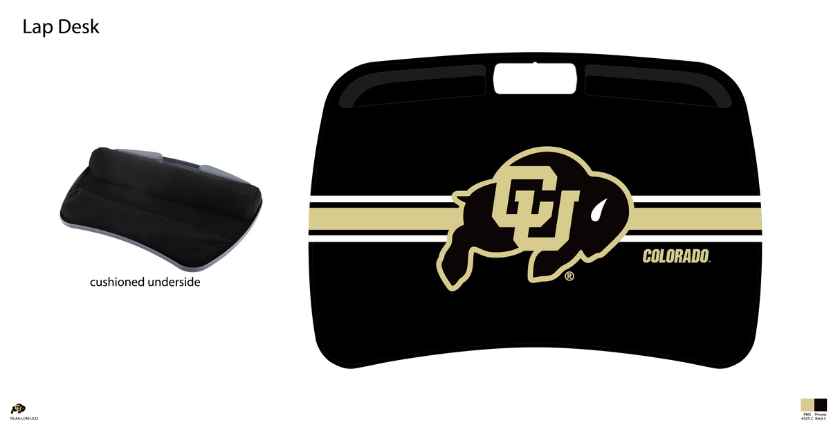 Colorado Buffaloes NCAA Portable Lap Desk with Memory Foam