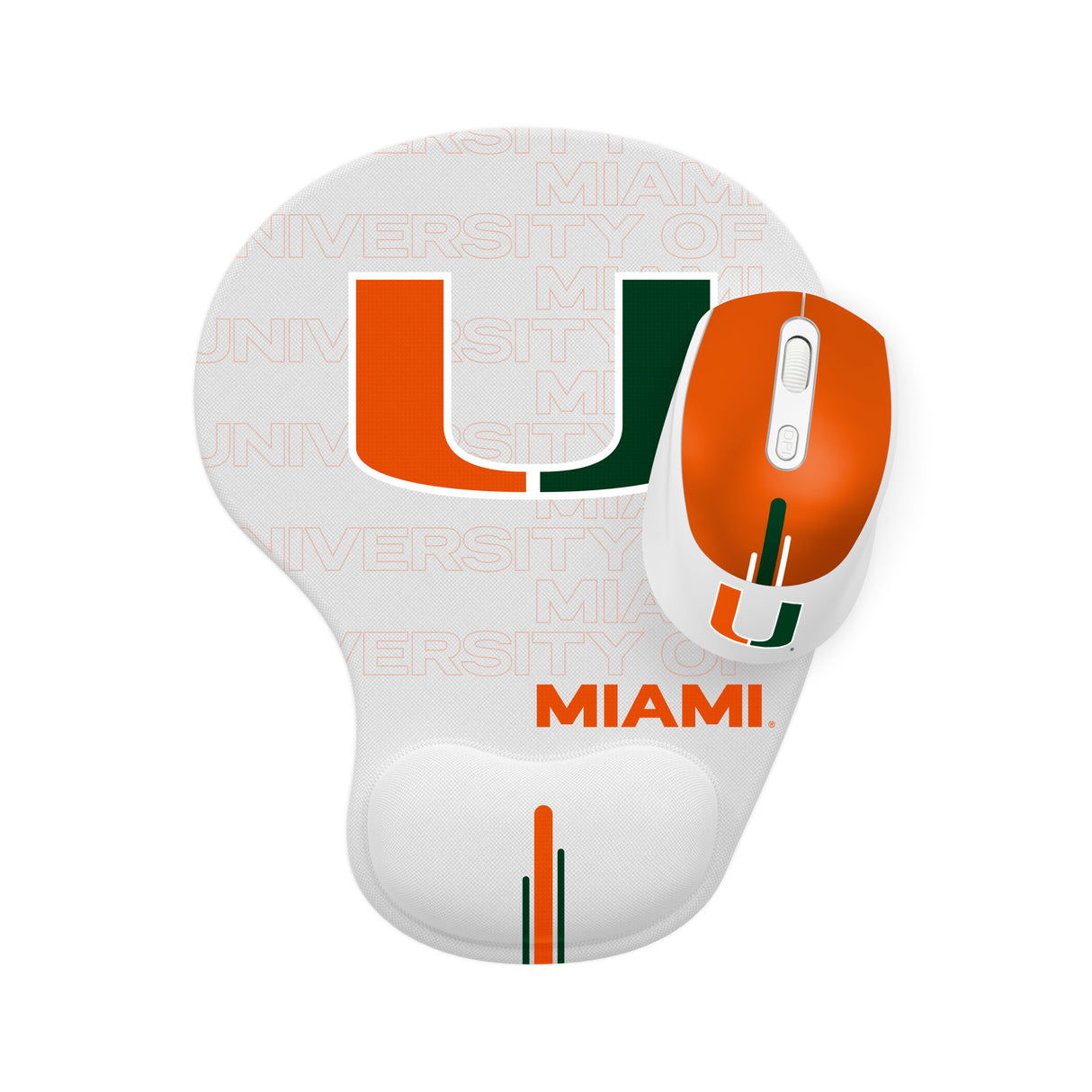 Miami Hurricanes Collegiate Mouse + Mousepad