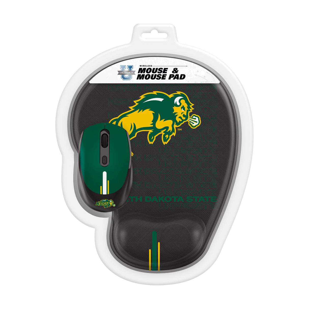 North Dakota State University Collegiate Mouse + Mousepad